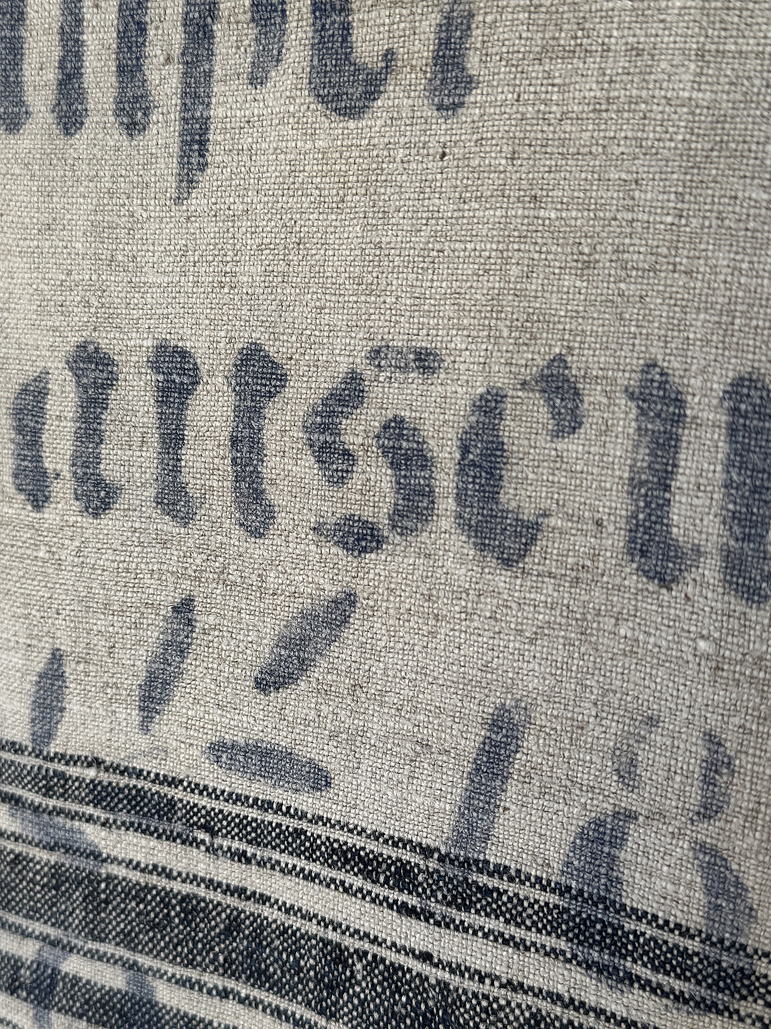 Alter Leinensack mit Originaldruck 1918***