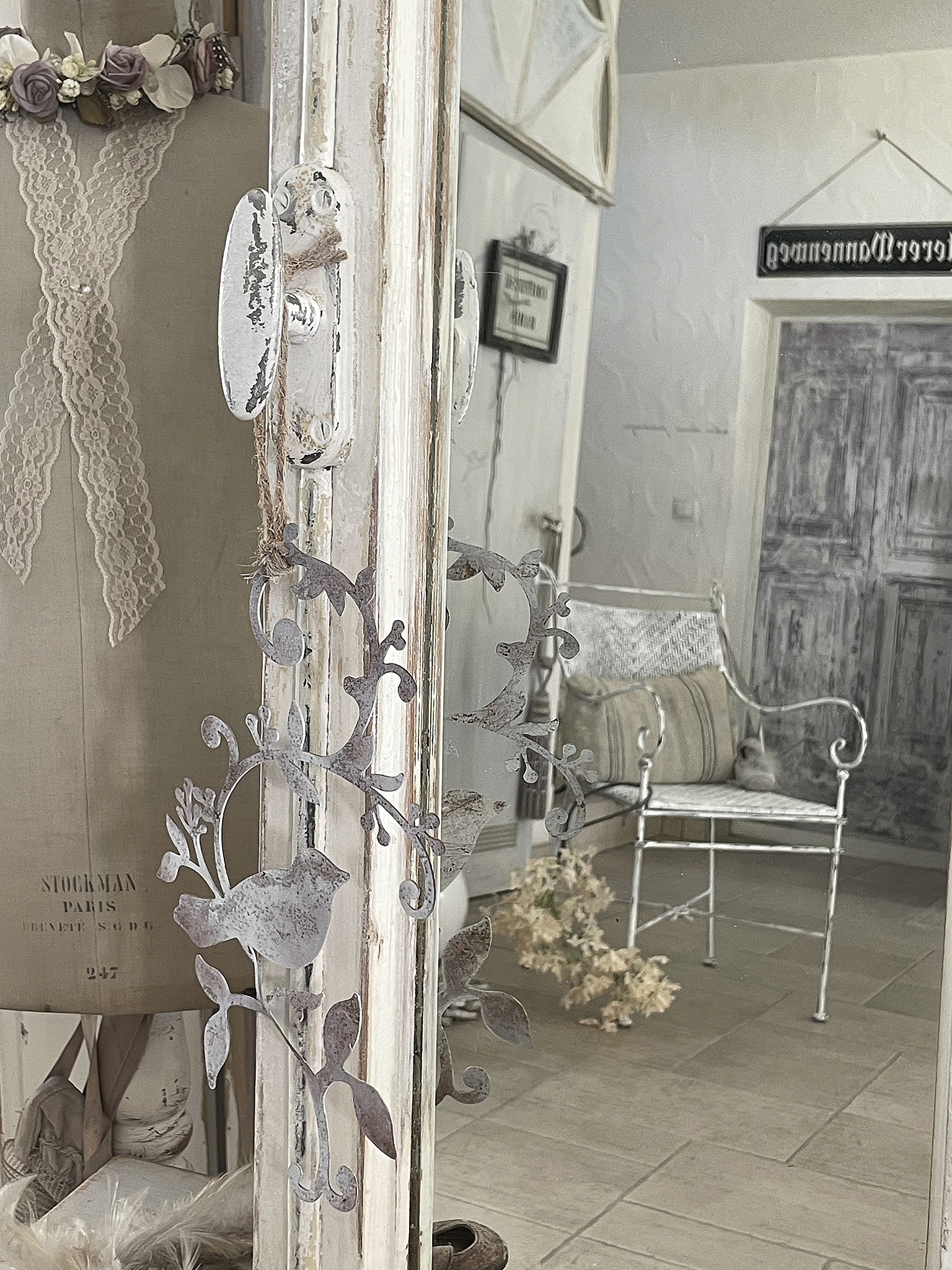Fensterspiegel Shabby-pur Vogel** Fensterspiegel Shabby-pur Vogel**