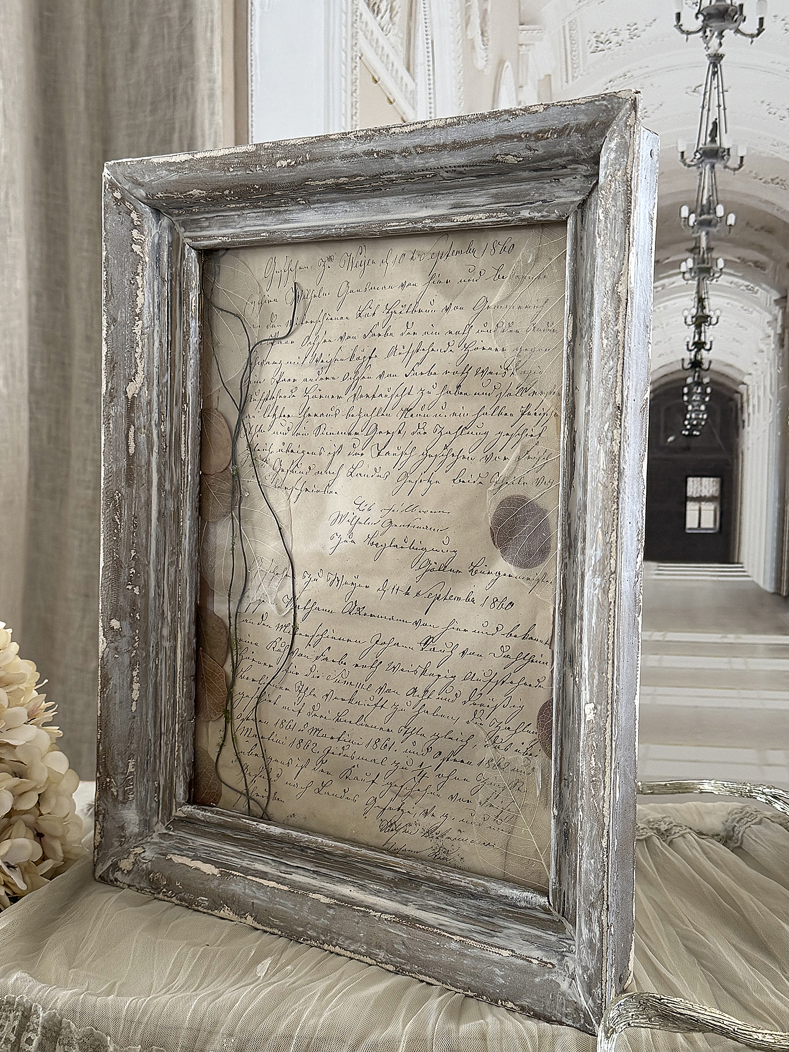 Charakterstarkes, Vintage-Bild – ein Hauch Geschichte in vollendeter Shabby-Ästhetik***