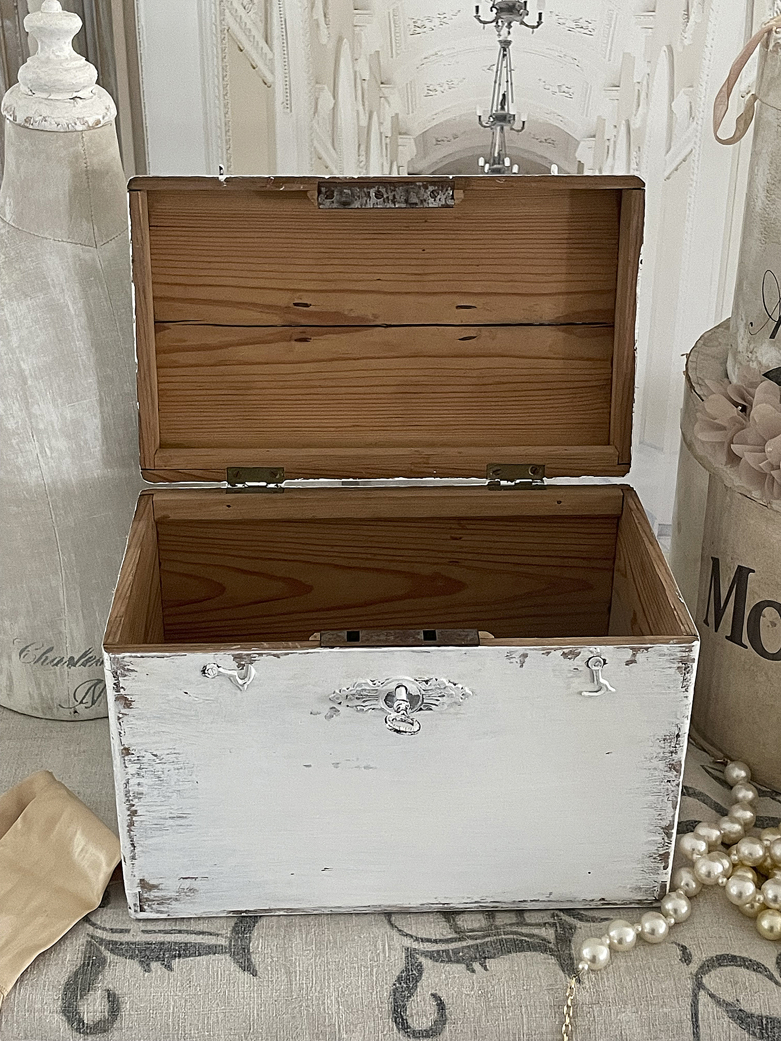 Reizende antike Shabby-Holzkassette*** Reizende antike Shabby-Holzkassette***