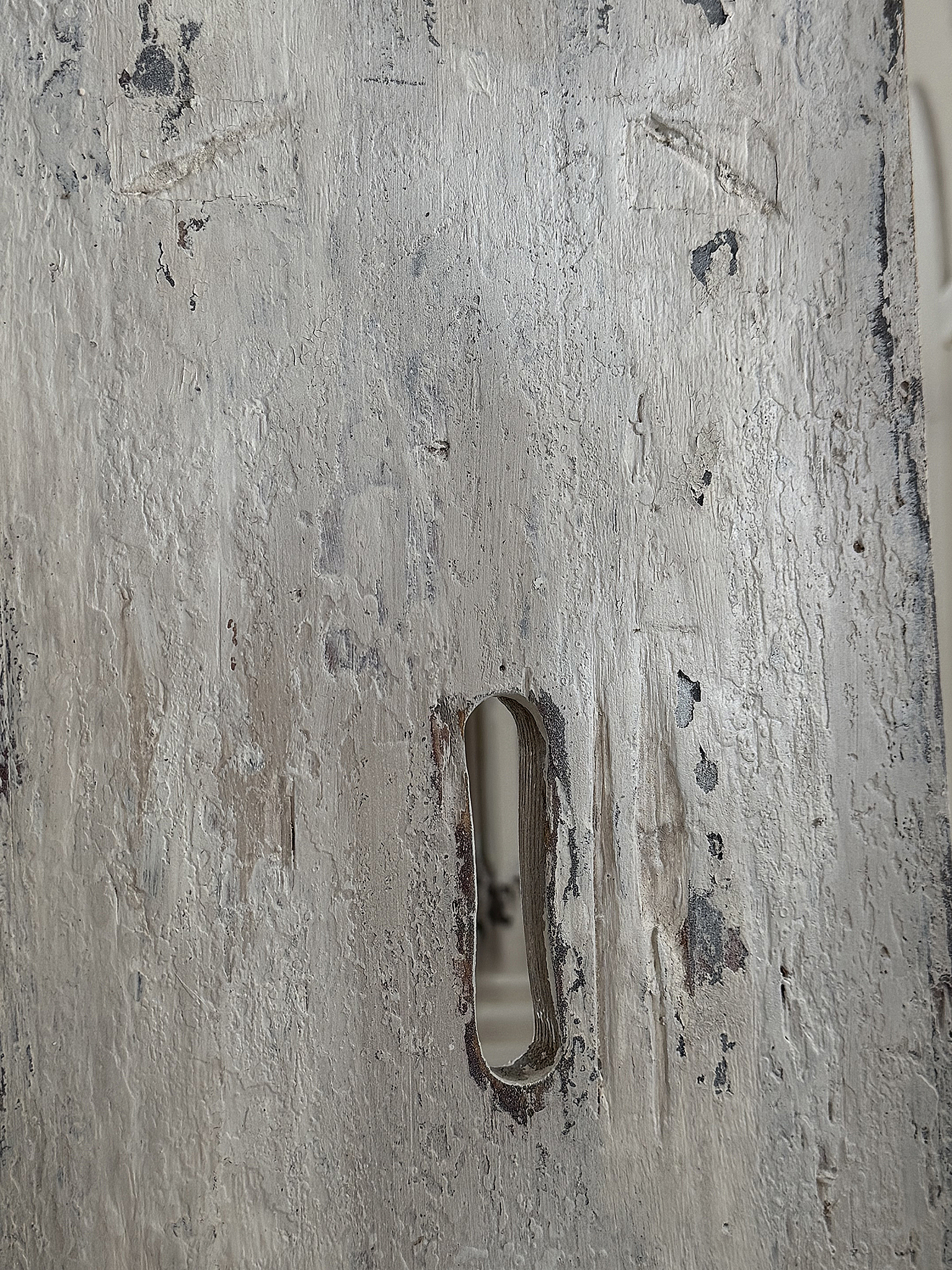 Langes Fußbänkchen im alten Shabbykleid***