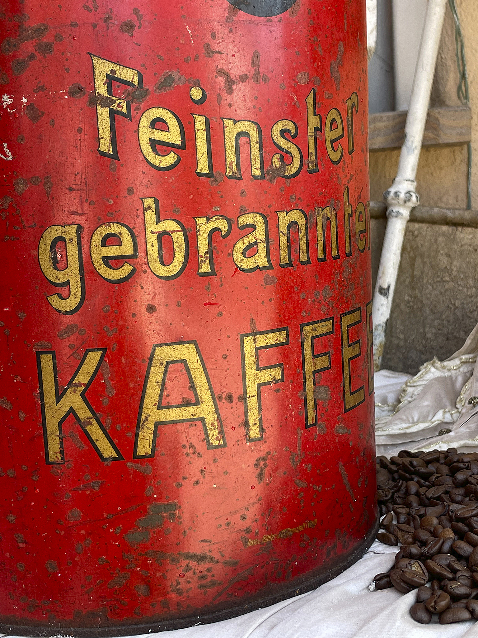 Brocante Große Kaffee-Dose*** Brocante Große Kaffee-Dose***