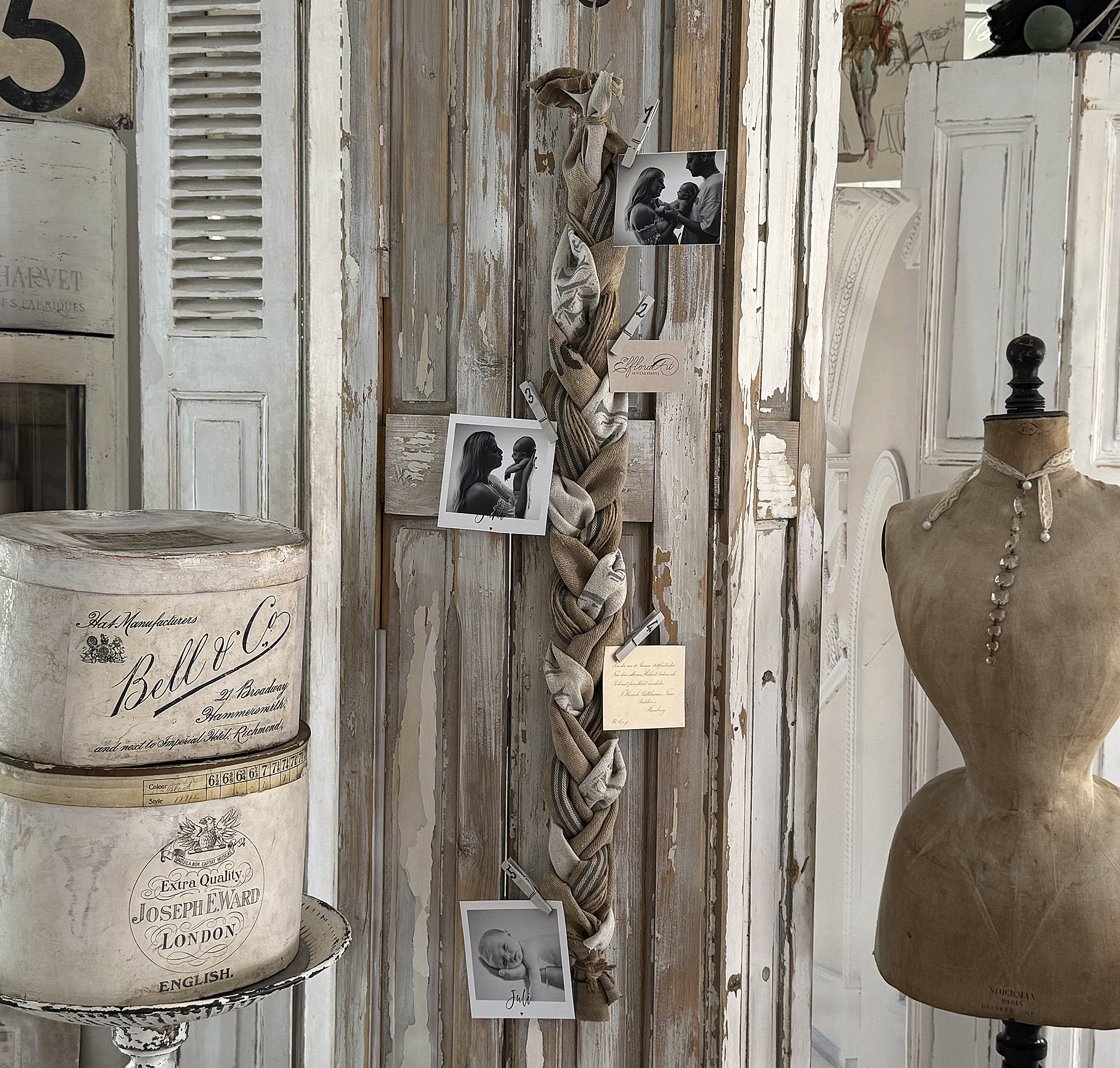 Mehlsackzopf/Memoboard-Brocante1***