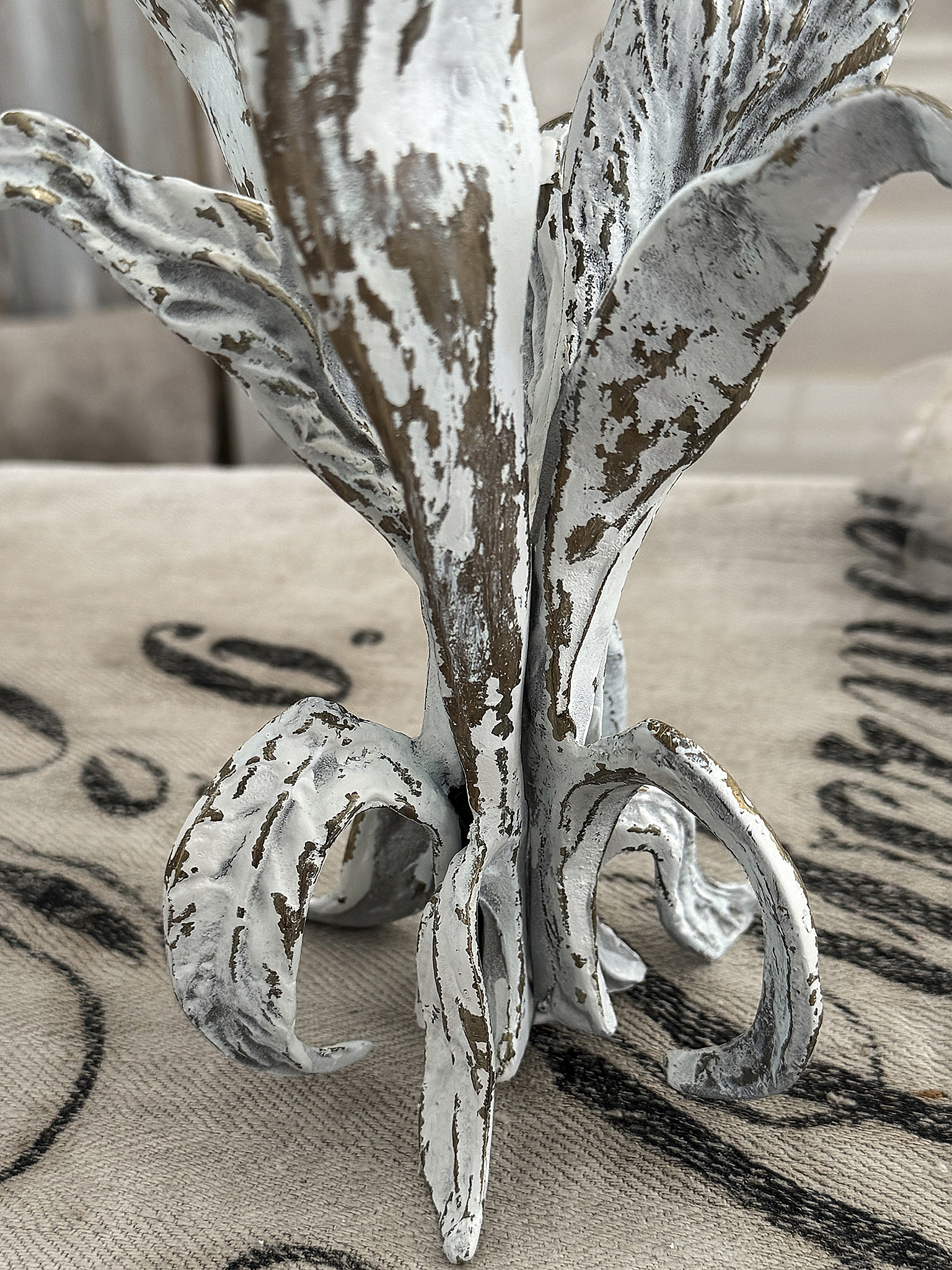 Dreiflammiger Vintage Kerzenleuchter im Jugendstil***