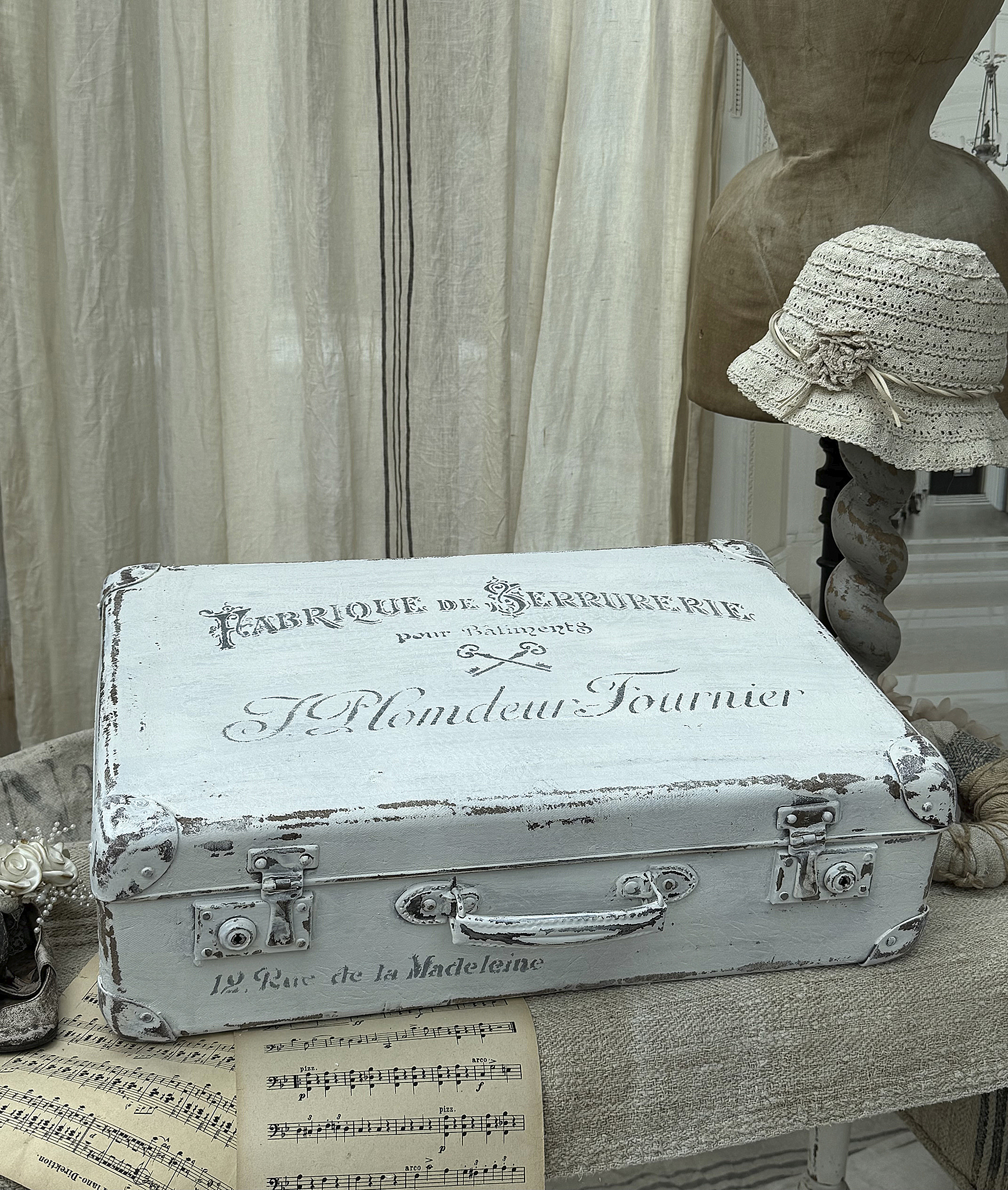 Reizender alter Vintage-Koffer Plomdeur*** Reizender alter Vintage-Koffer Plomdeur***