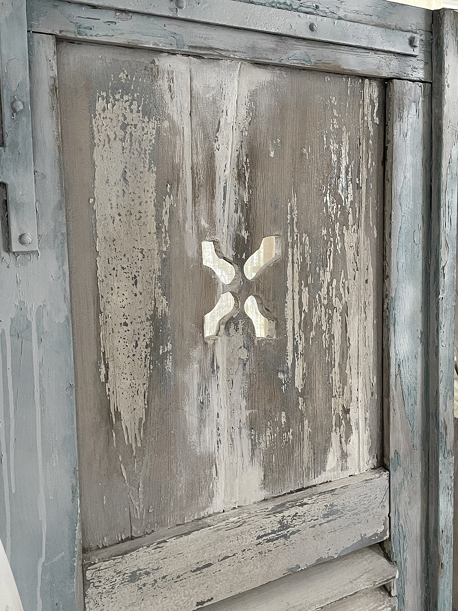 Reserviert! Antiker großer Fensterladen Shabby-Pur 1*** Reserviert! Antiker großer Fensterladen Shabby-Pur 1***
