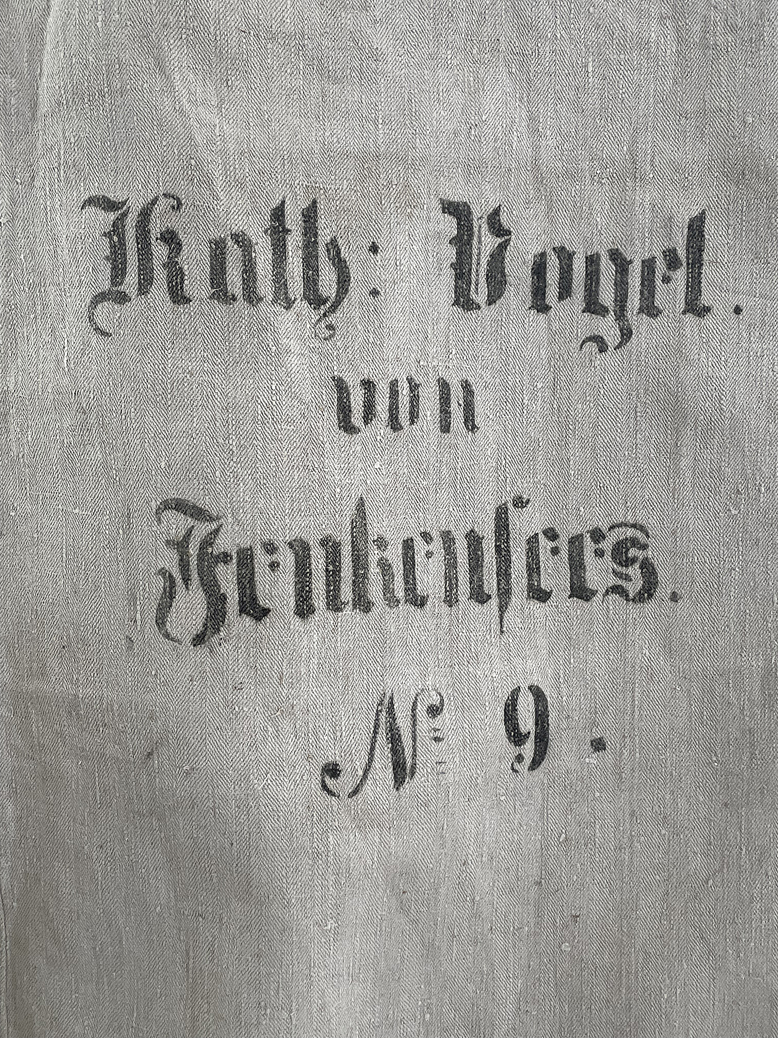 Alter Leinensack/ Mehlsack No.9***