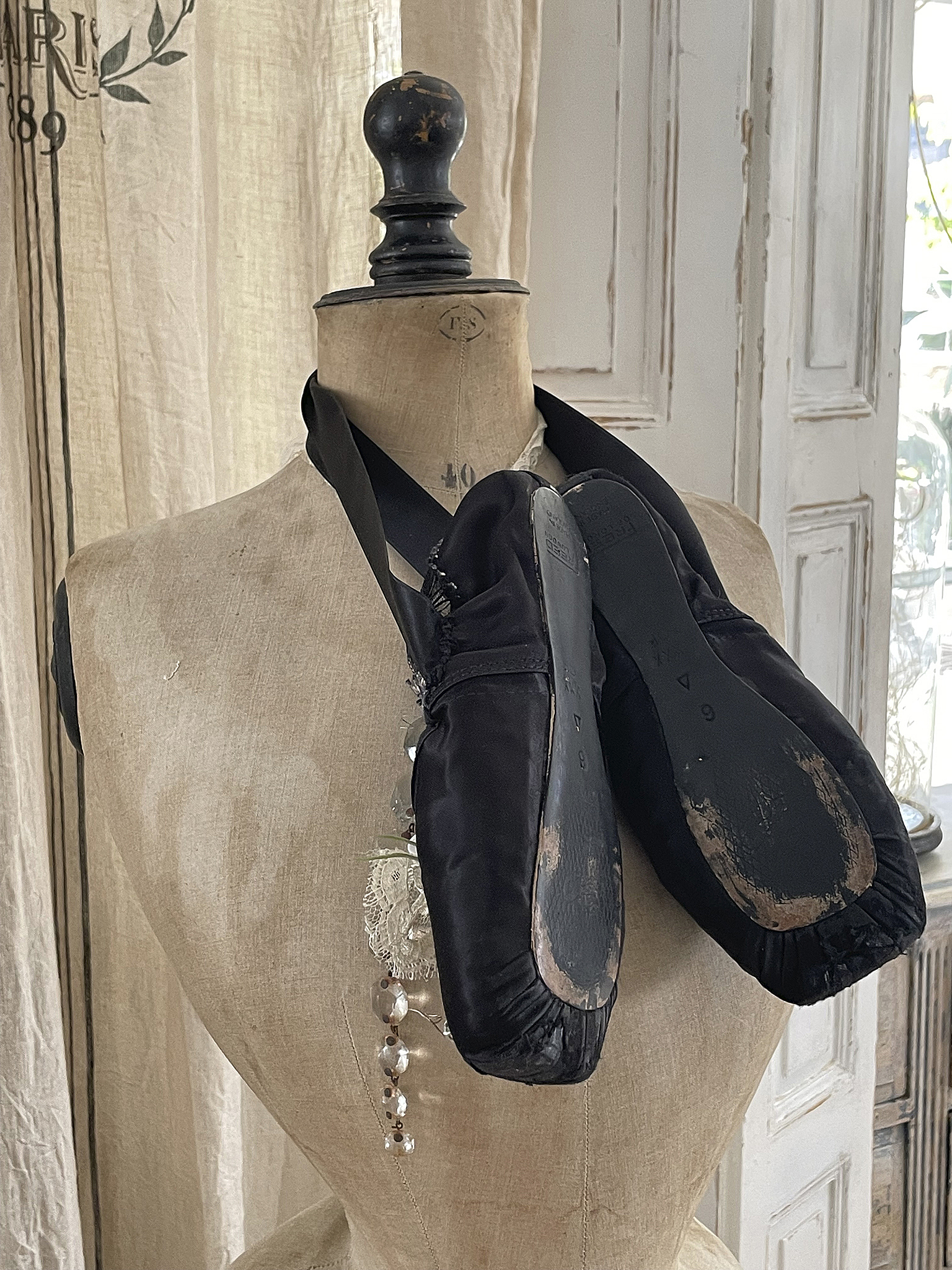 Ballettschuhe Black swan weiß-creme 