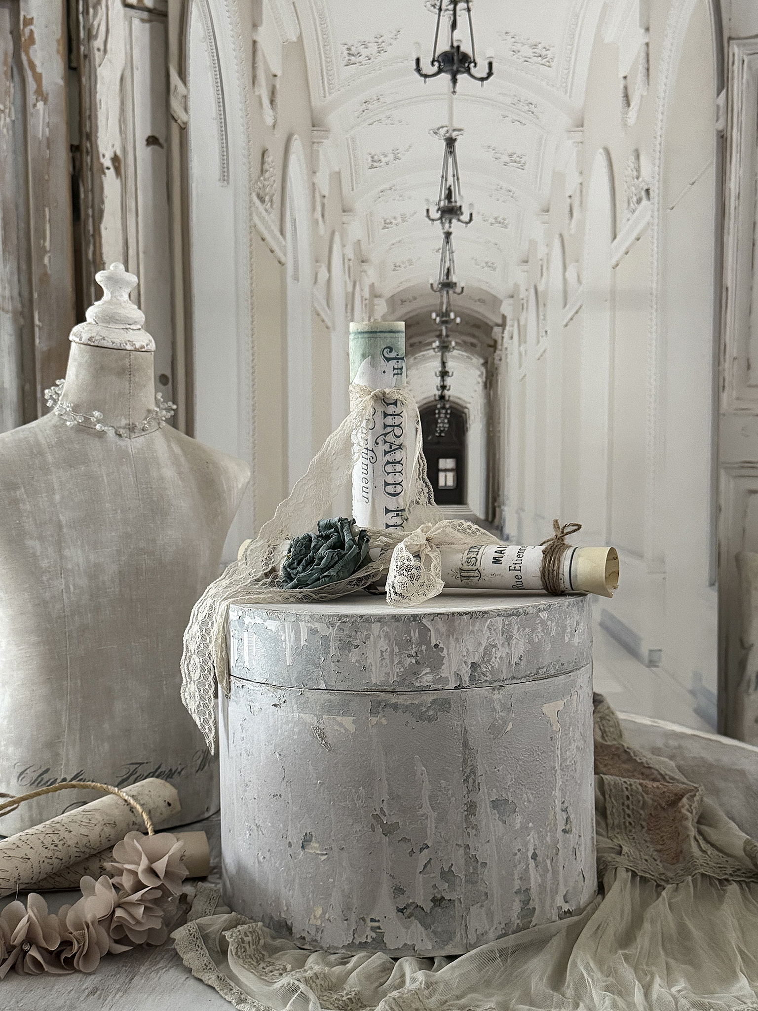 Charmante Hutschachtel mit Deko*** 