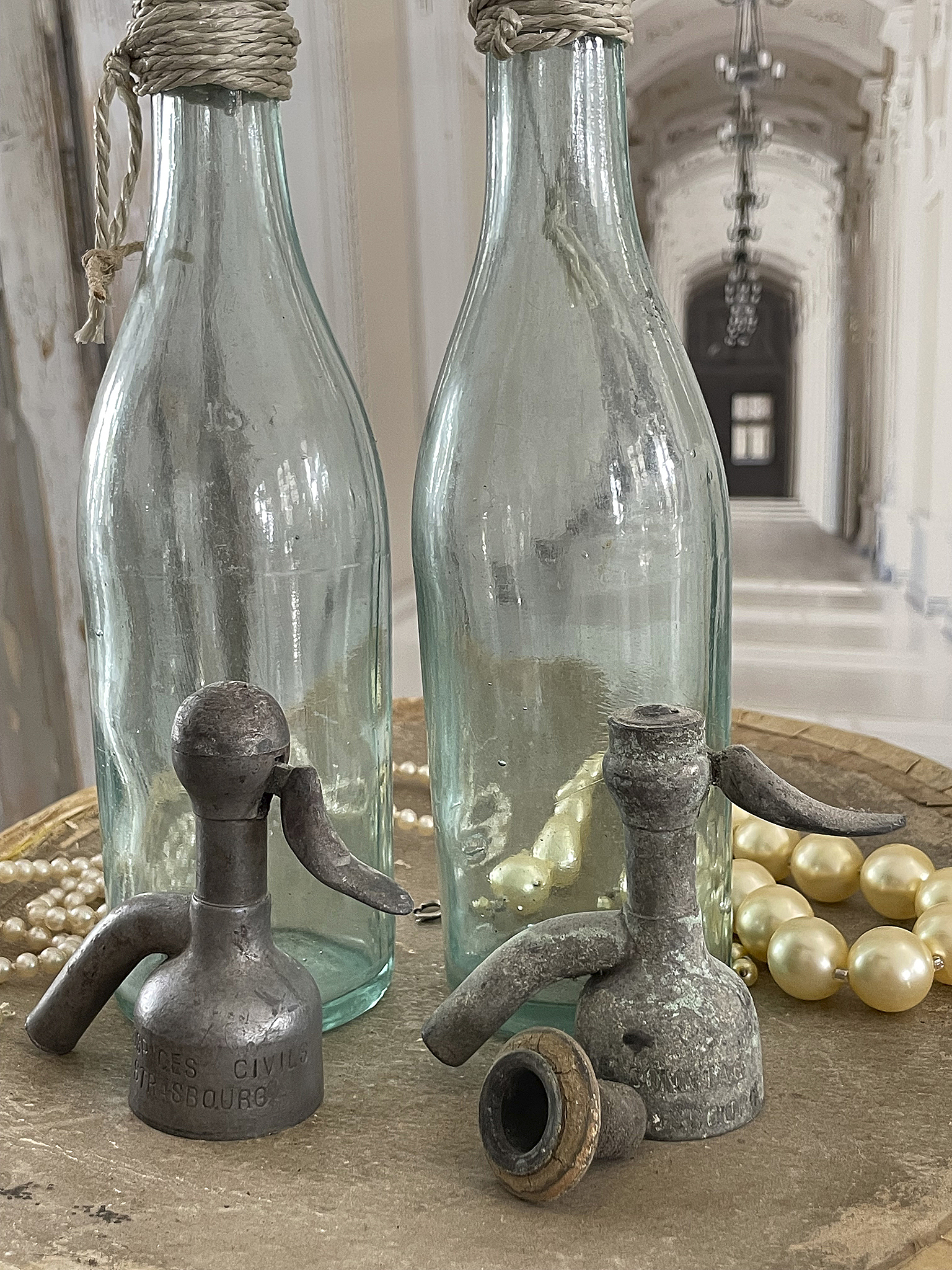 Brocante alte kleine Sodaflasche Brocante alte kleine Sodaflasche