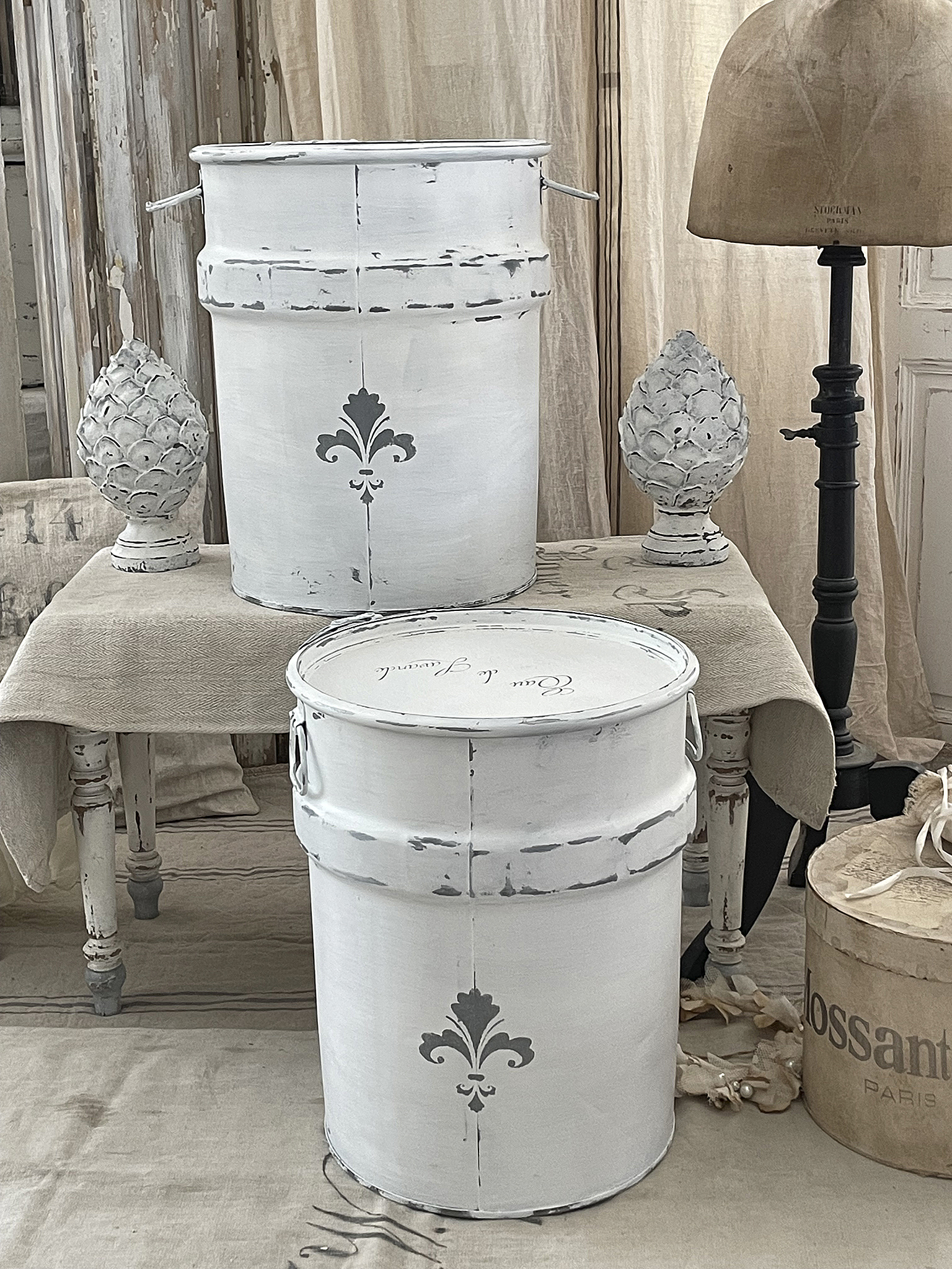 Tonne aus Aluminium Lavande*** Tonne aus Aluminium Lavande***