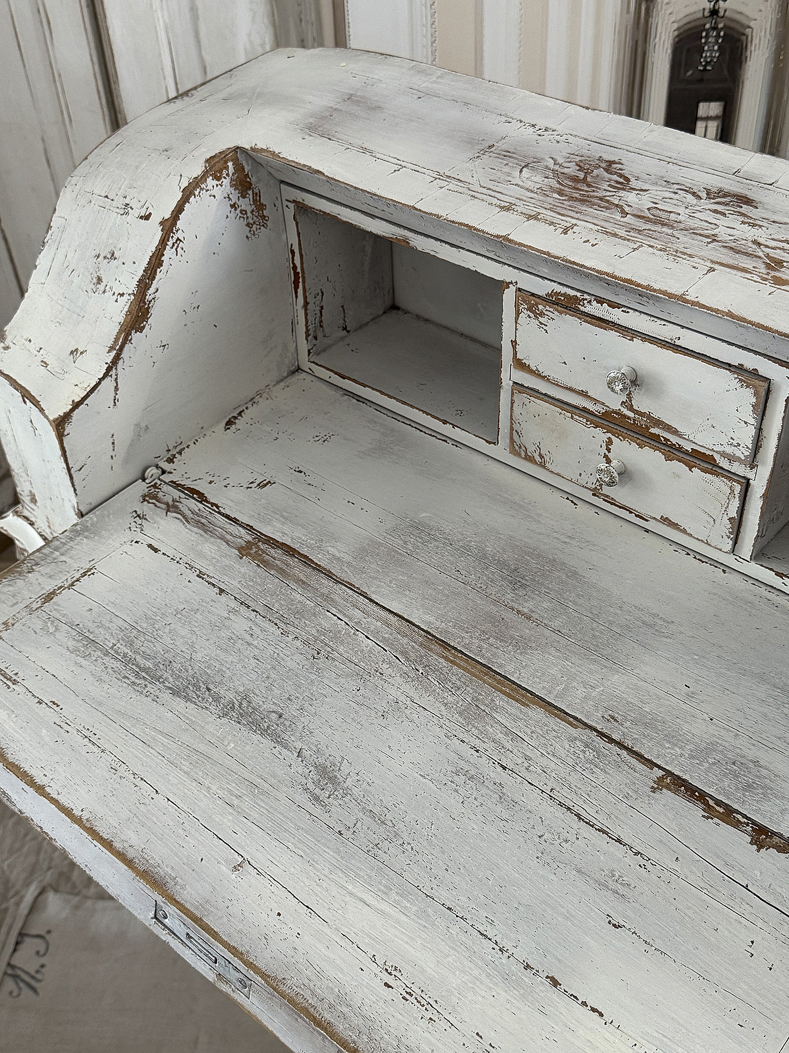 Antiker Damensekretär im Shabby Chic Stil – Original & mit Charakter***
