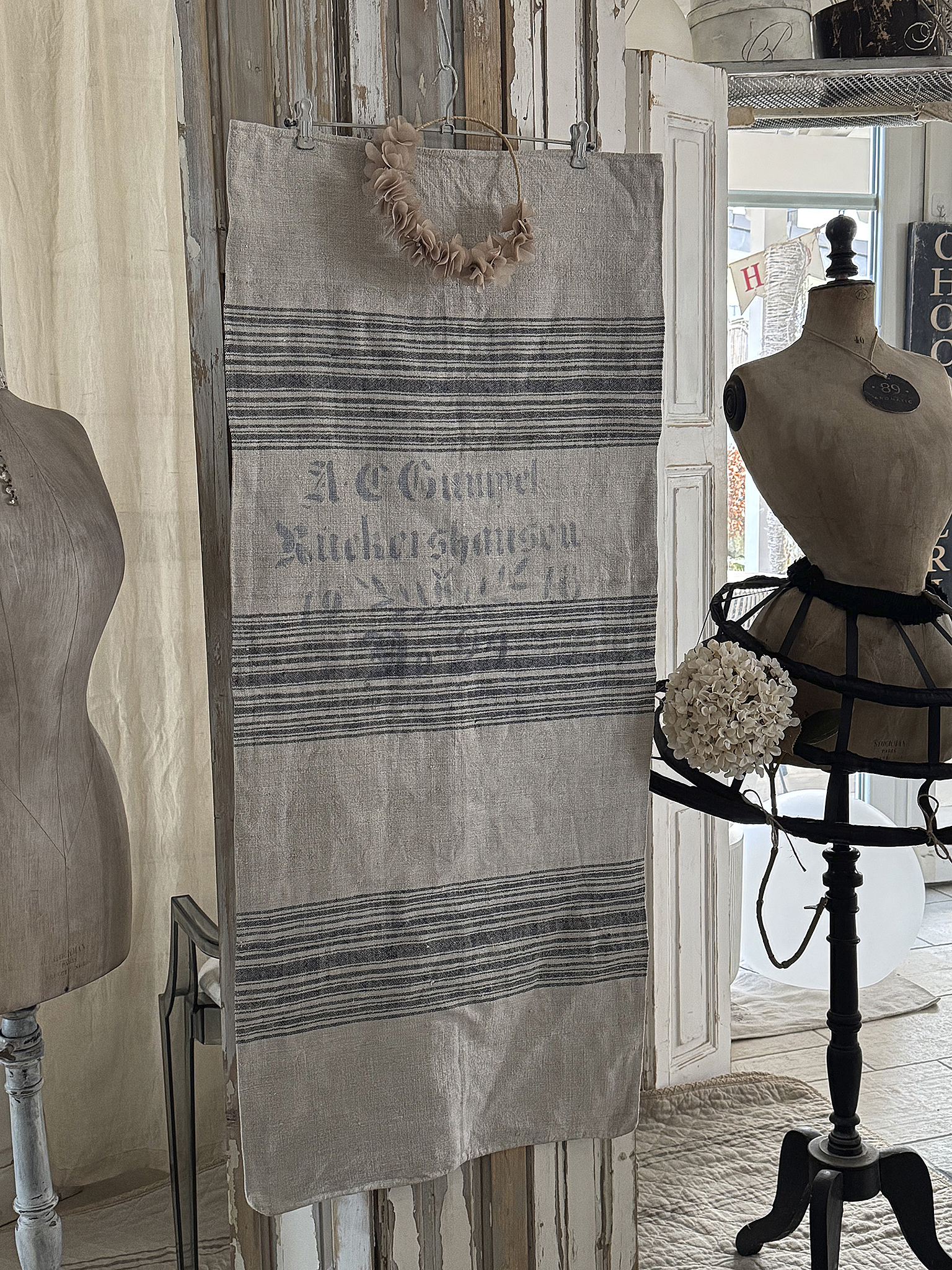 Alter Leinensack mit Originaldruck 1918***