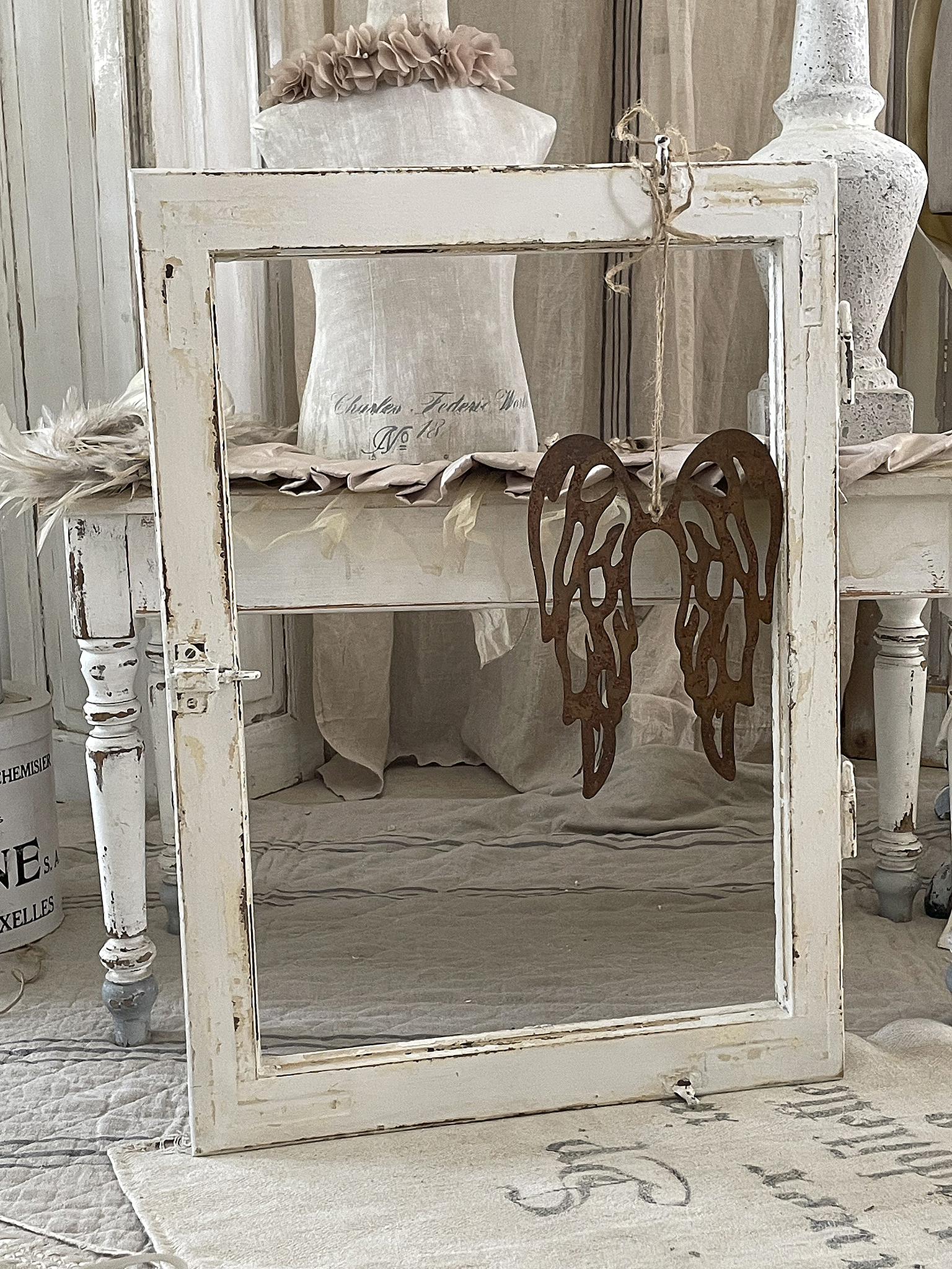 Alter Fensterflügel Shabby pur*** Alter Fensterflügel Shabby pur***
