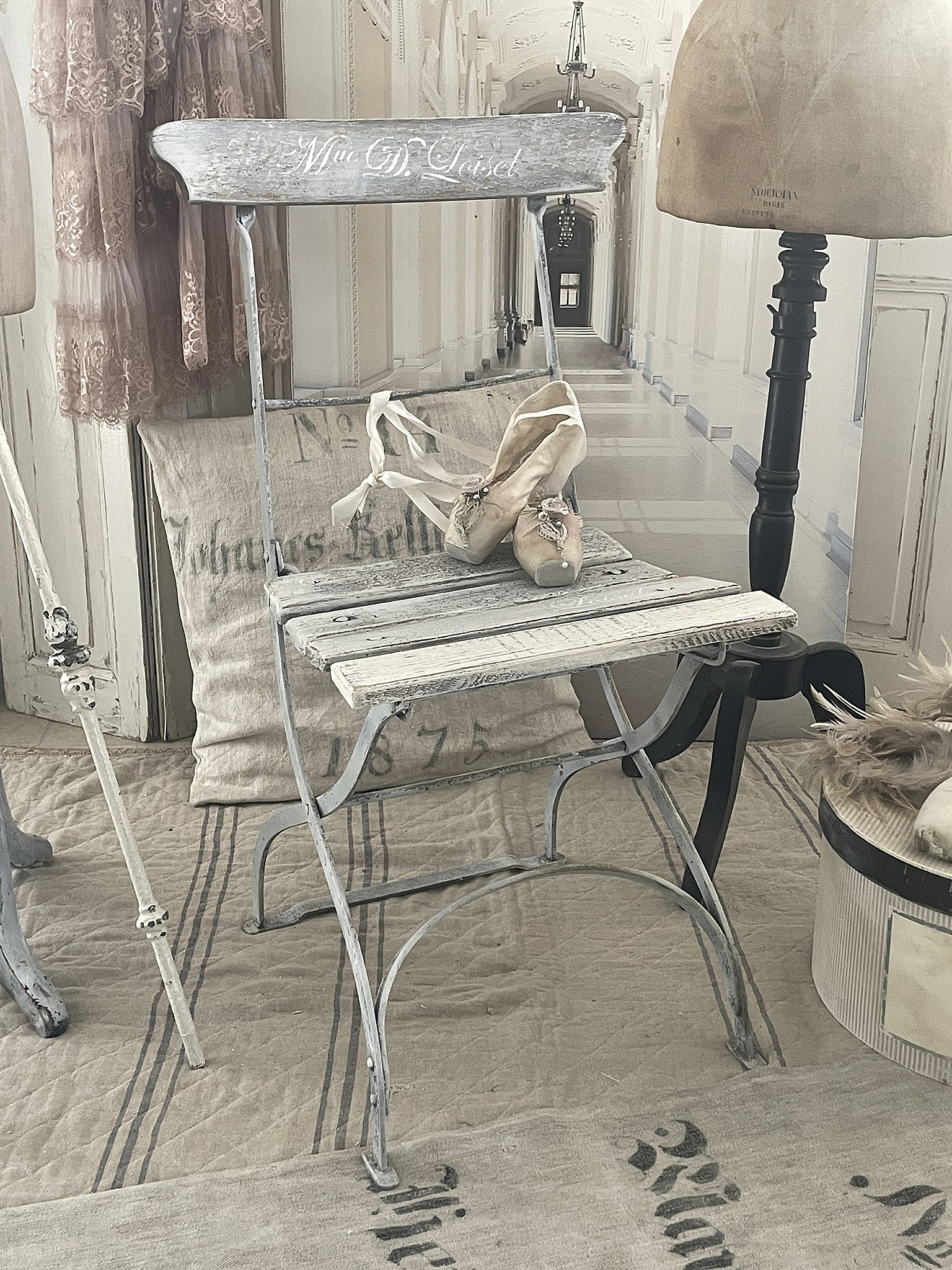 Brocante alter Gartenstuhl Loisel*** Brocante alter Gartenstuhl Loisel***