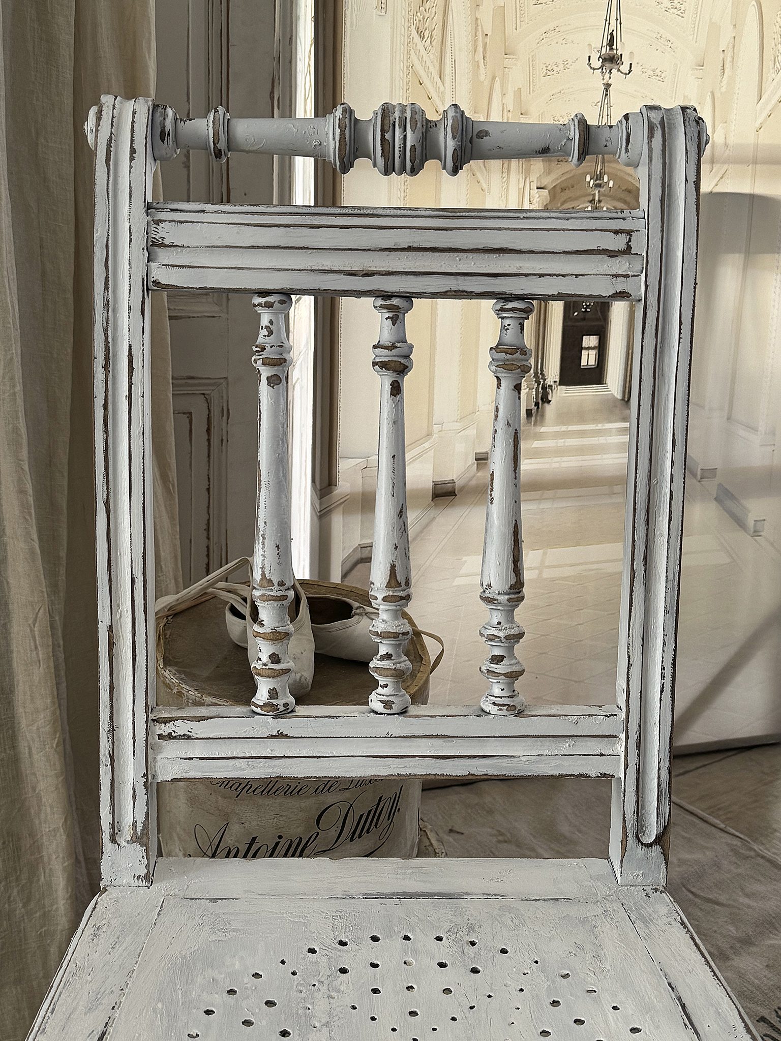 Bezaubernder Gründerzeitstuhl im authentischen Shabby Chic***