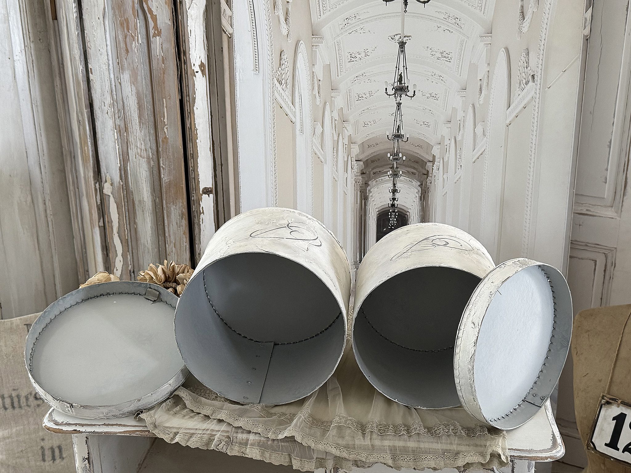 Charmantes Schachtel-Duo im Shabby-Chic***