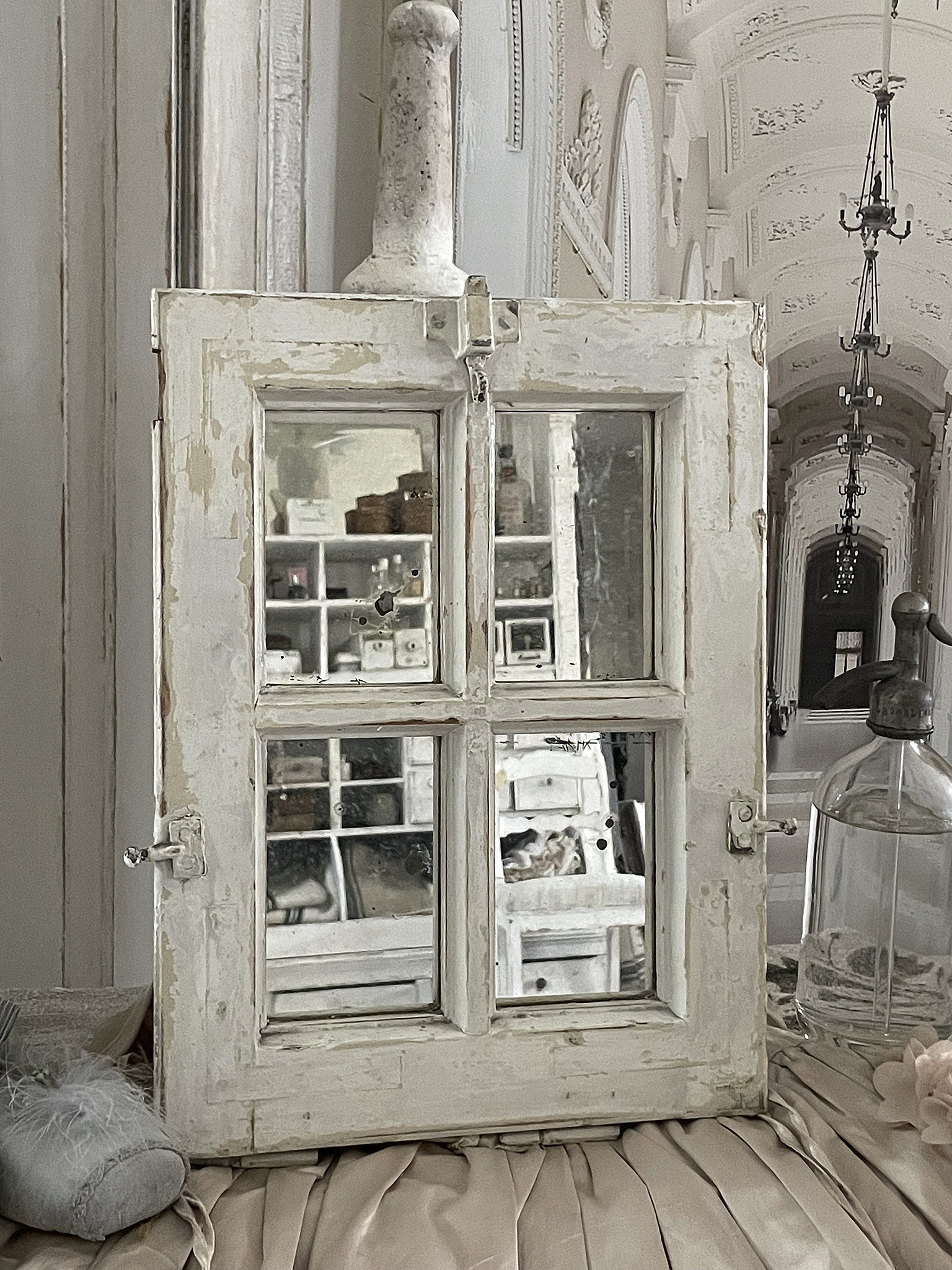 Kleines antikes Sprossen/Spiegelfenster*** Kleines antikes Sprossen/Spiegelfenster***