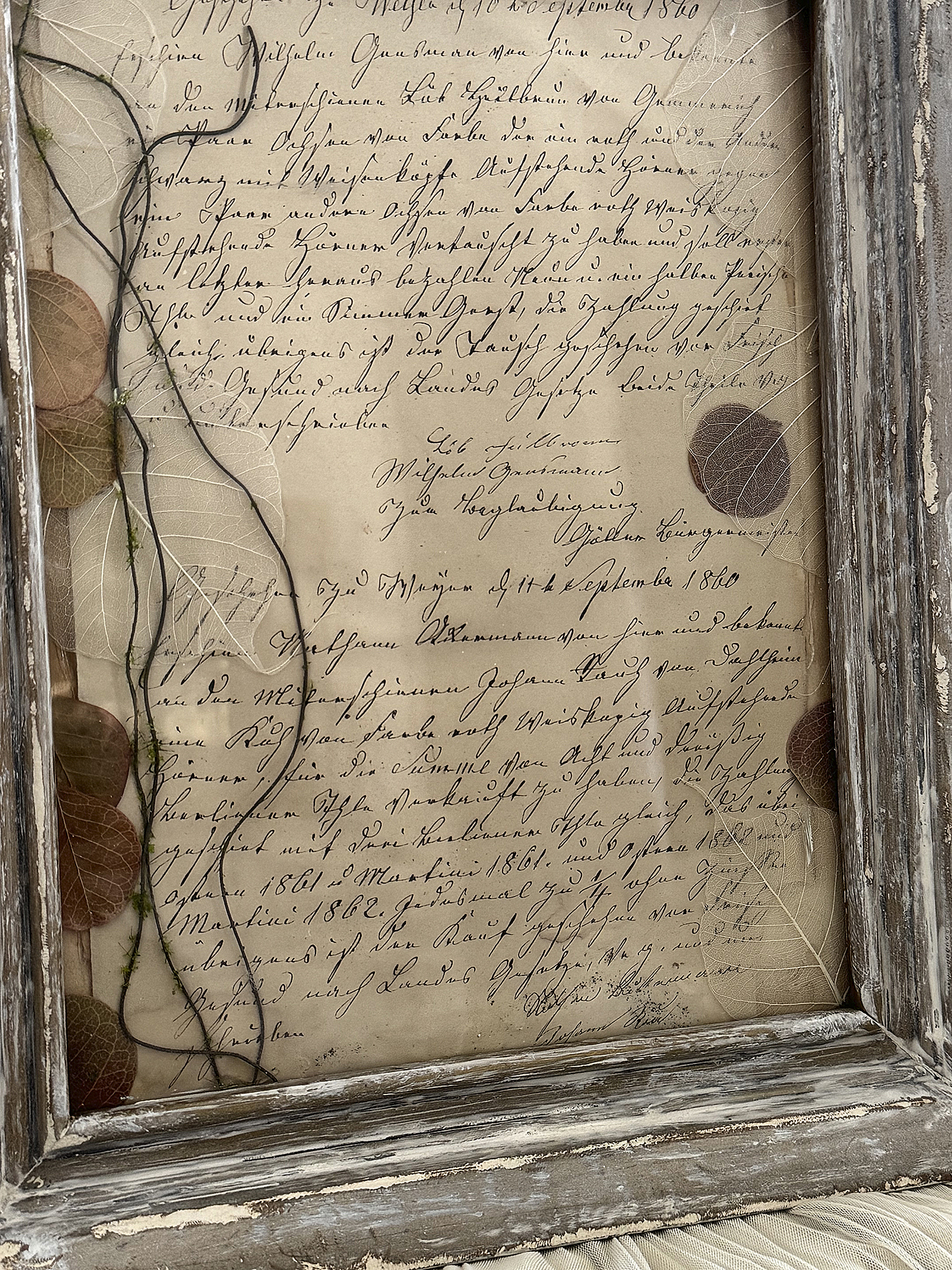 Charakterstarkes, Vintage-Bild – ein Hauch Geschichte in vollendeter Shabby-Ästhetik***