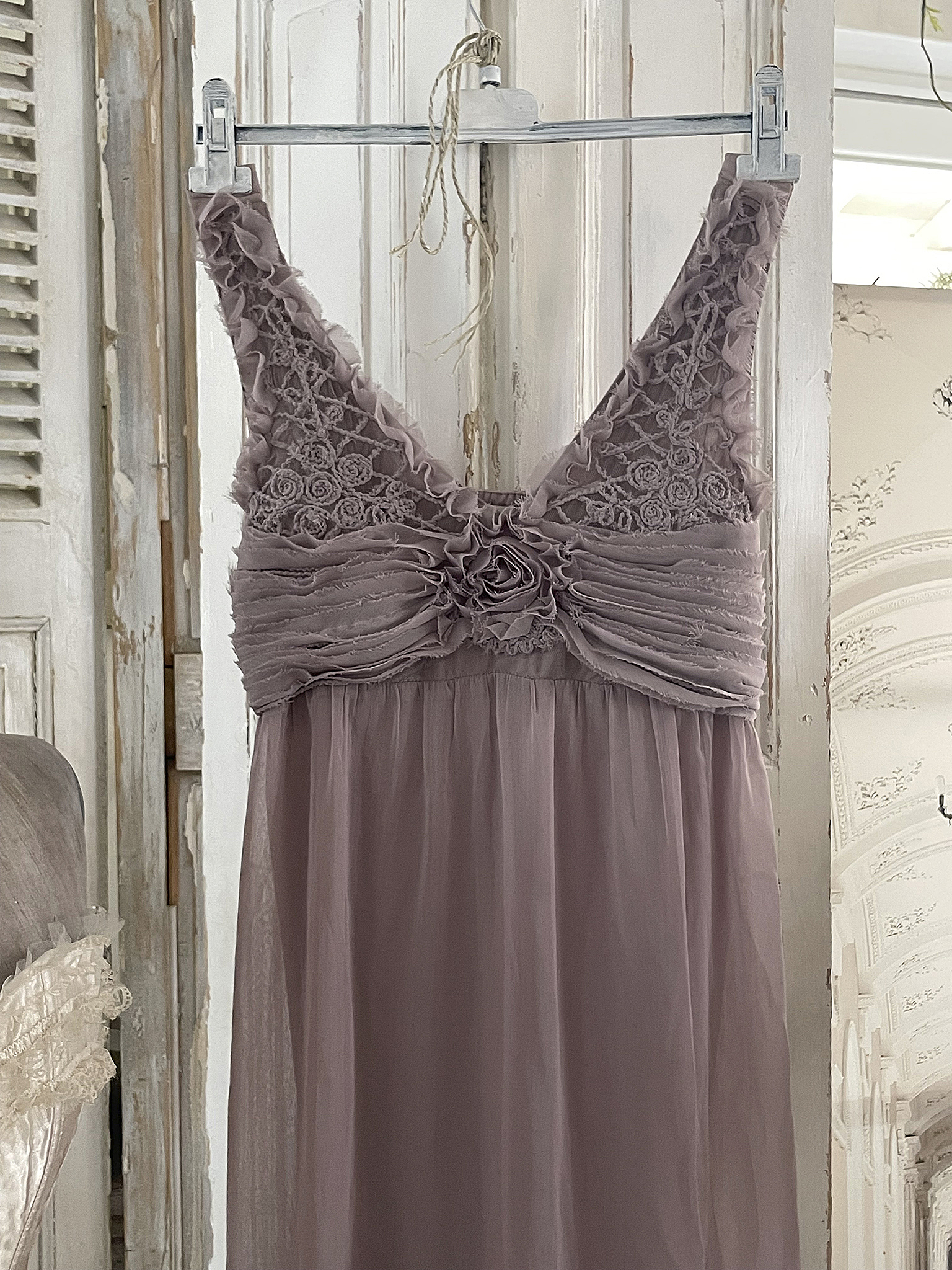 Altes Vintagekleid Rosenholz***