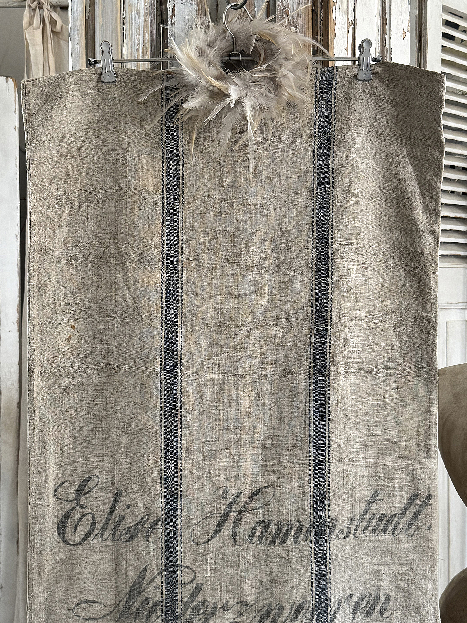 Antiker Leinsack / Mehlsack 1888***