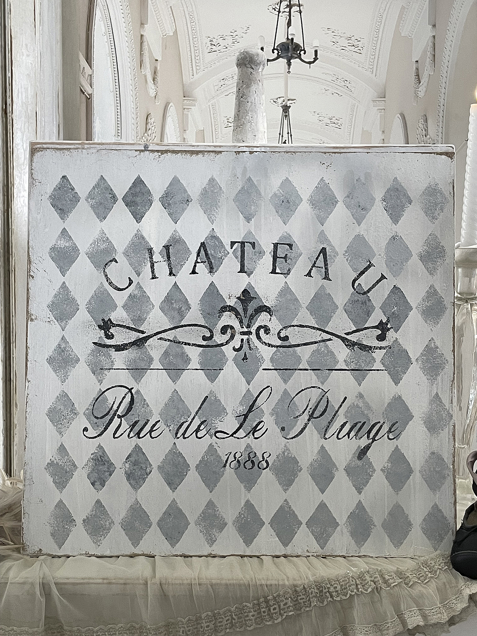 Altes Holz Bild Chateau*** Altes Holz Bild Chateau***