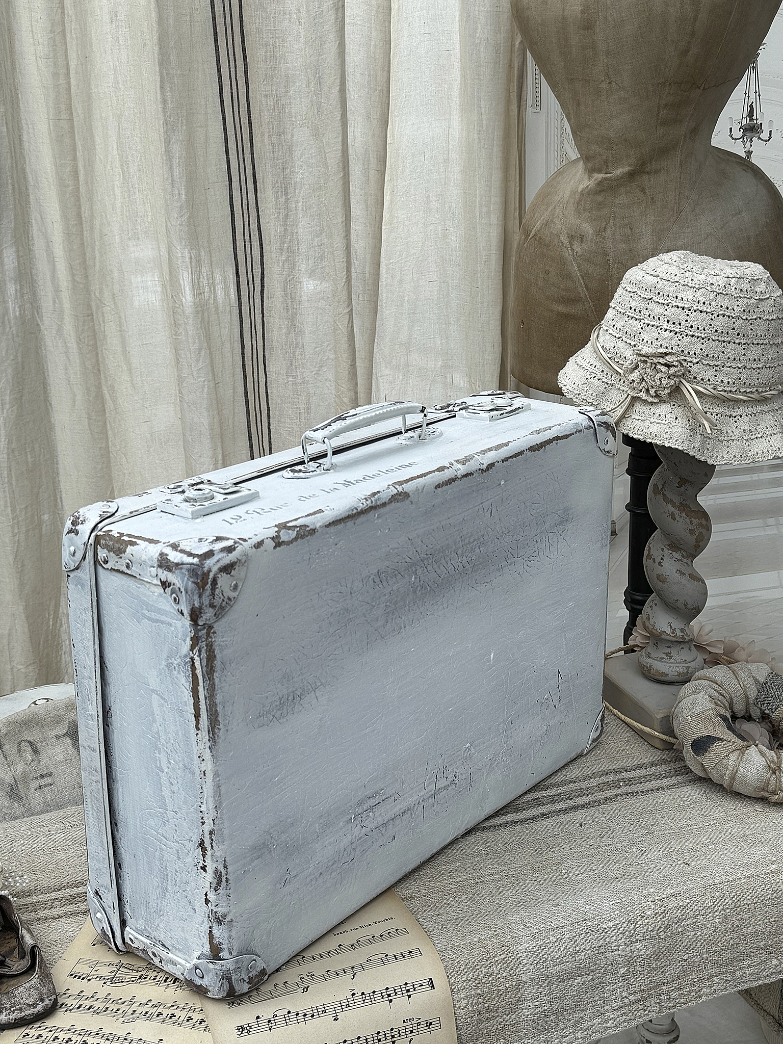 Reizender alter Vintage-Koffer Plomdeur*** Reizender alter Vintage-Koffer Plomdeur***