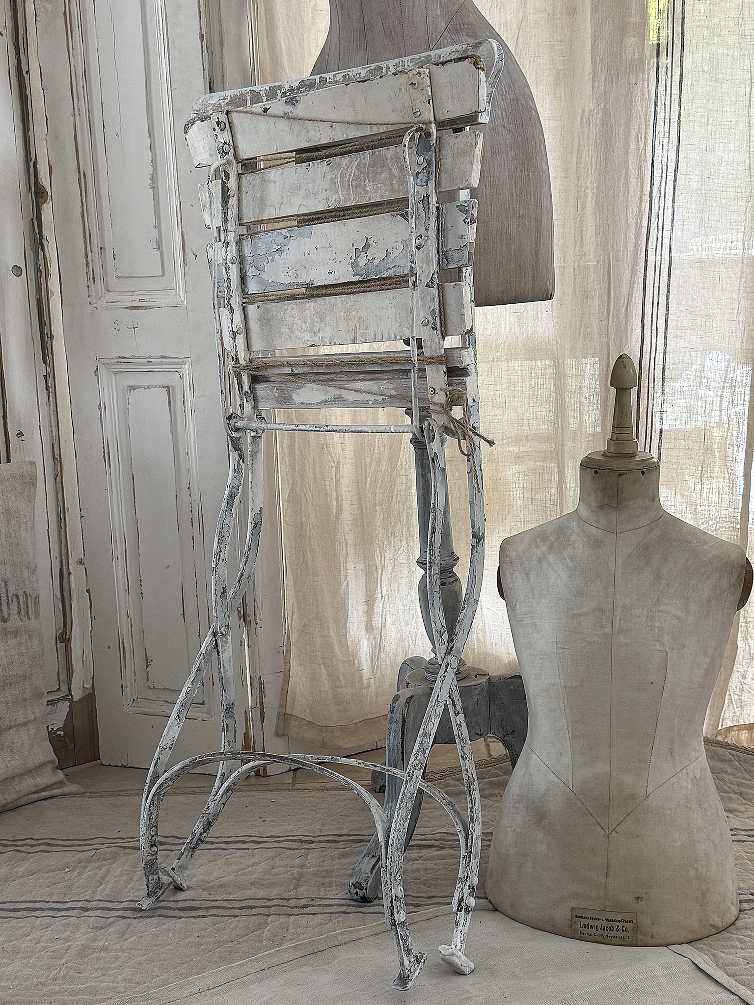 Französischer Vintage-Gartenstuhl – Original, klappbar & mit zauberhafter Patina***