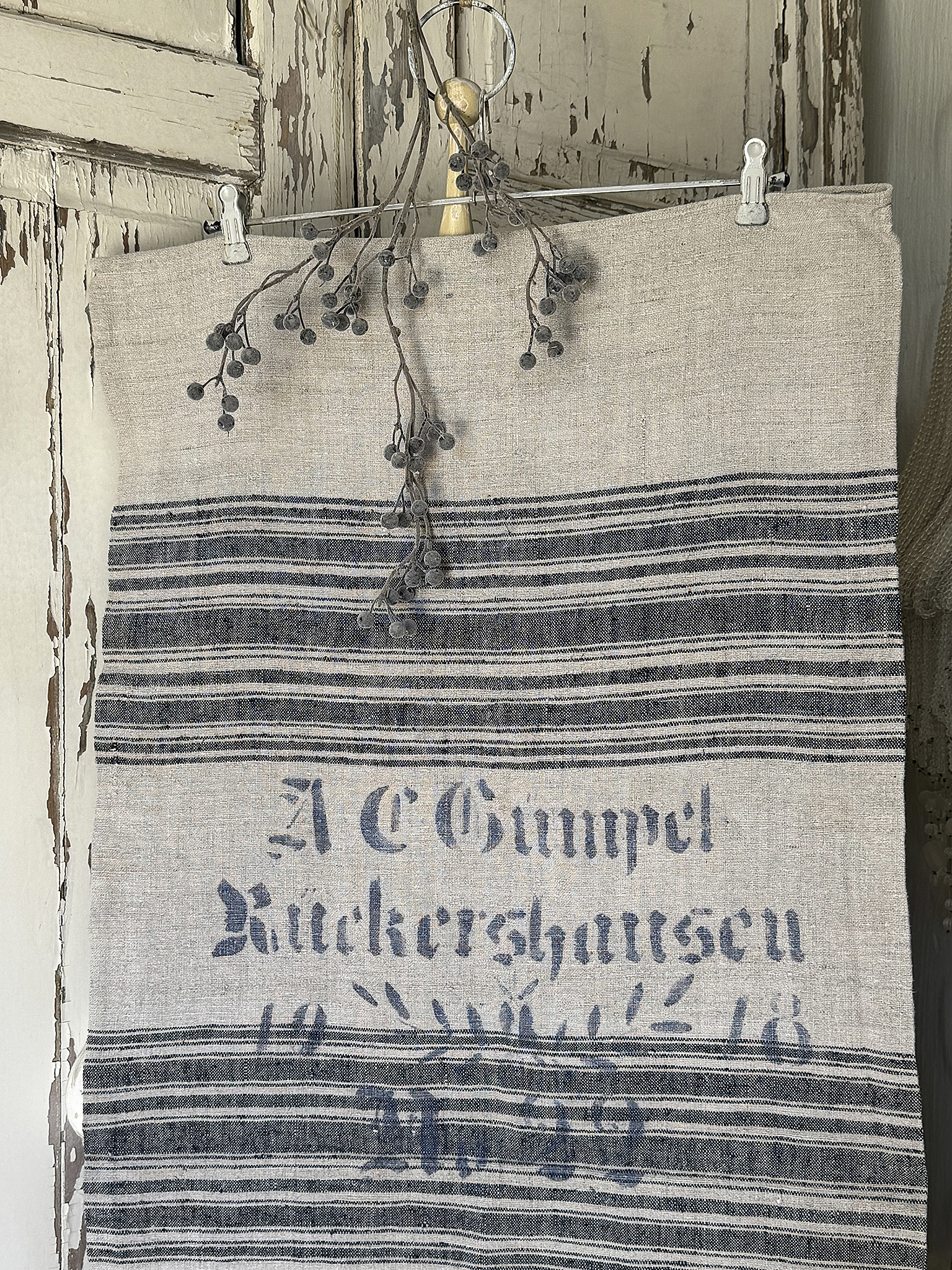 Alter Leinensack mit Originaldruck 1918***