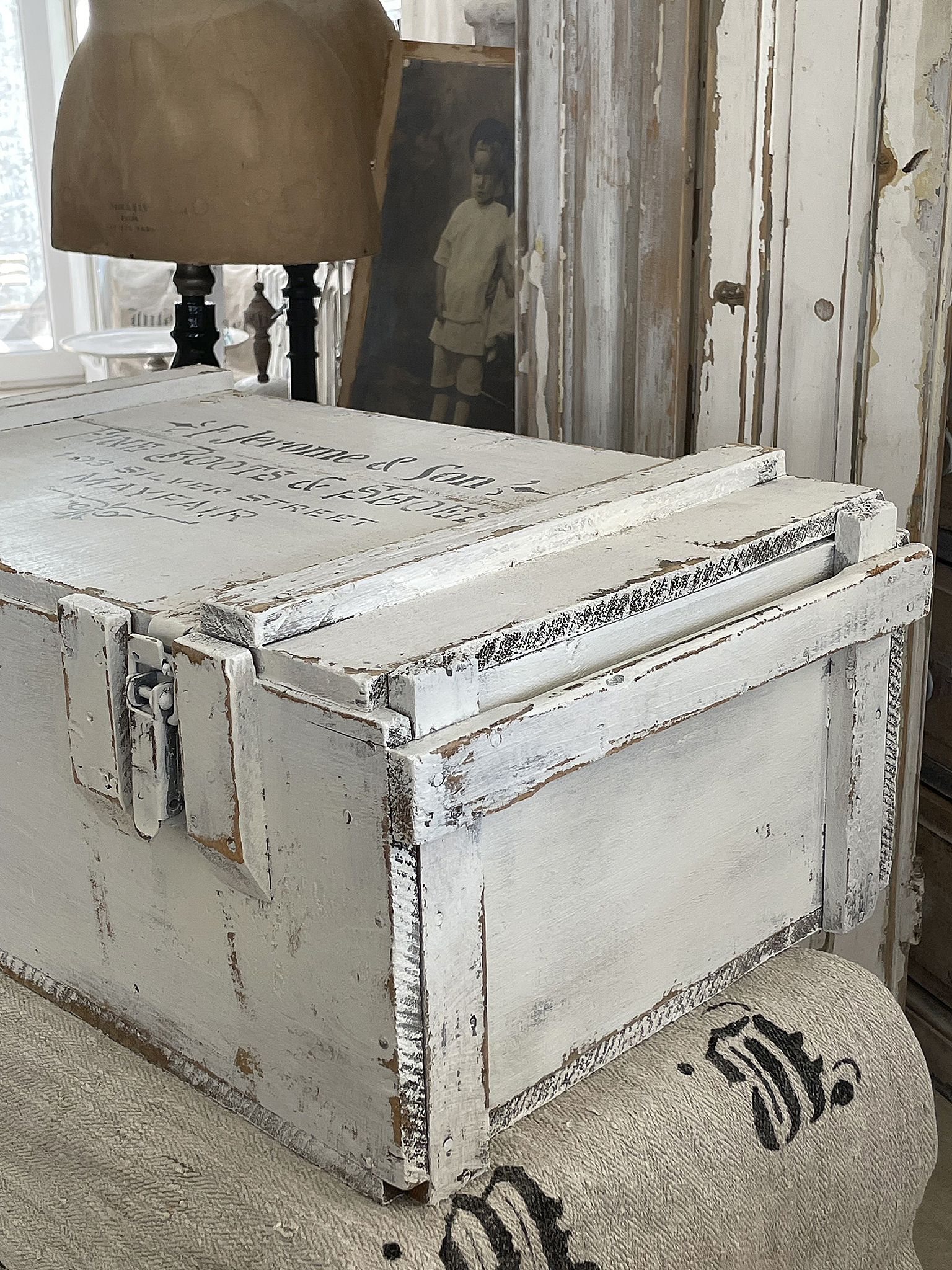 Alte Transportkiste Boots & Shoes*** Alte Transportkiste Boots & Shoes***