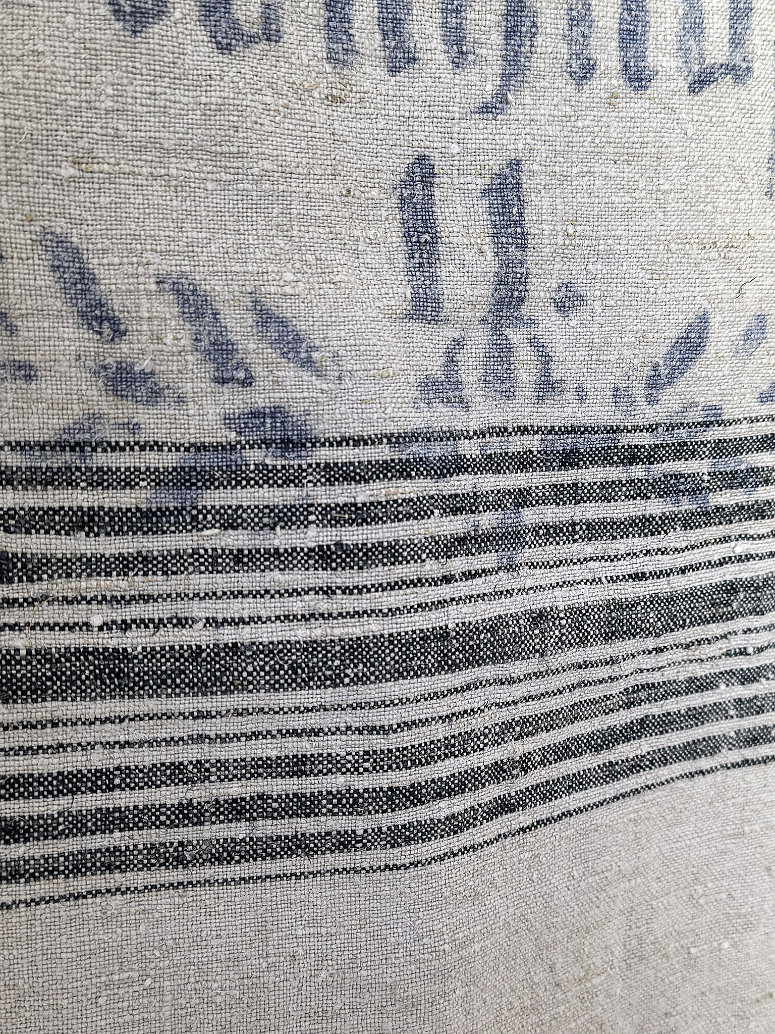 Alter Leinensack mit Originaldruck 11***