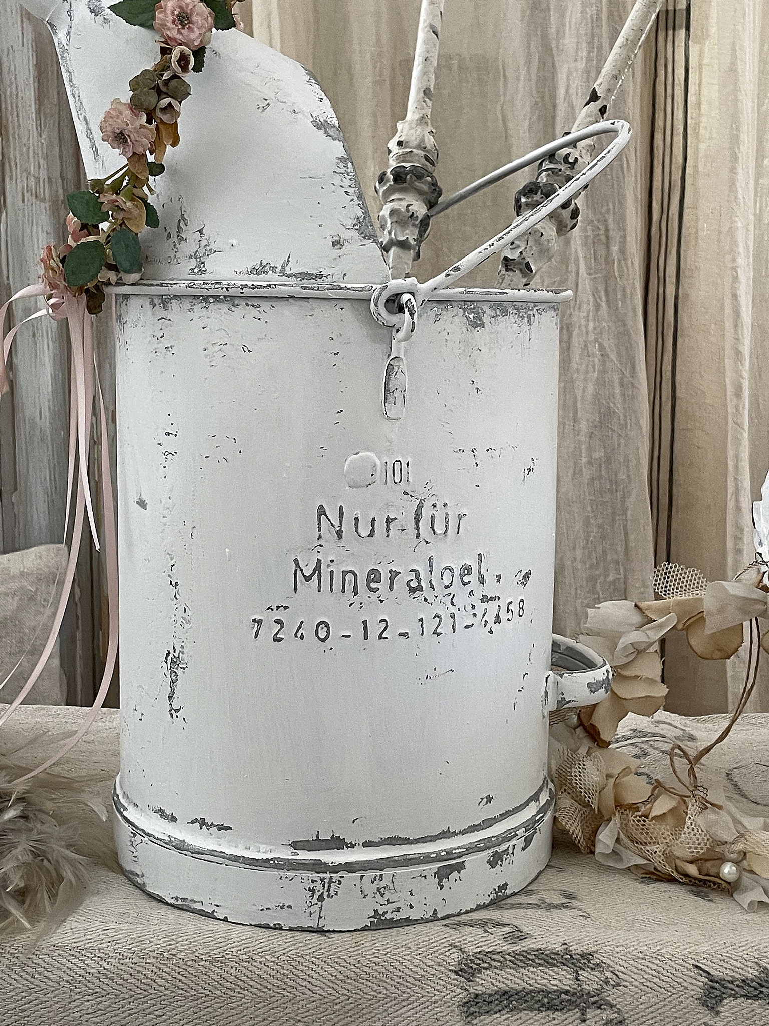 Alte große Shabby-Zinkkanne/Ölkanne*** Alte große Shabby-Zinkkanne/Ölkanne***