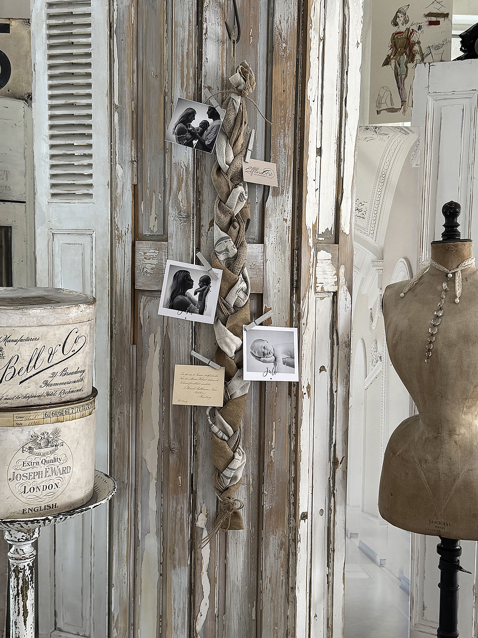 Mehlsackzopf/Memoboard-Brocante2***