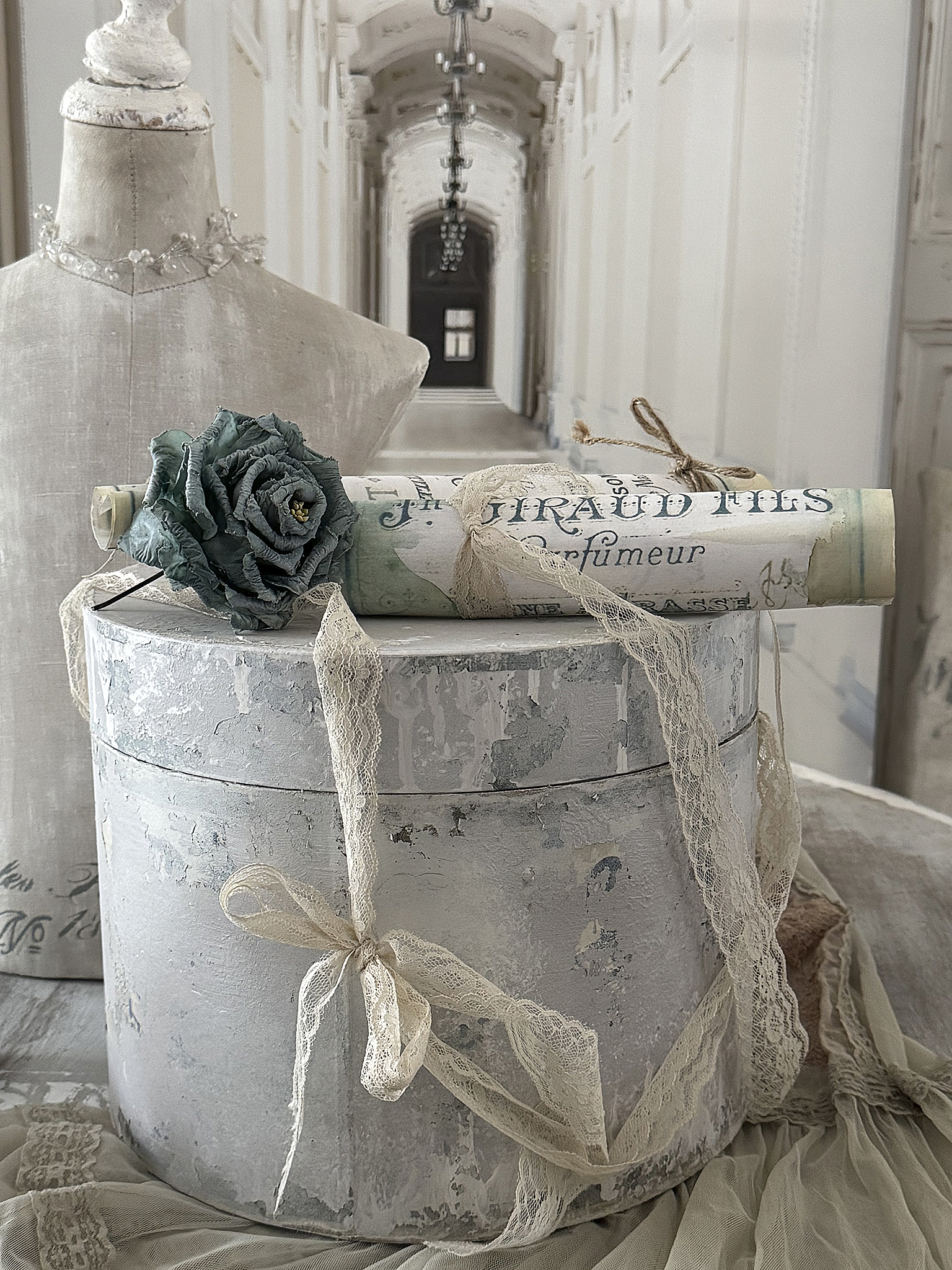 Charmante Hutschachtel mit Deko*** 