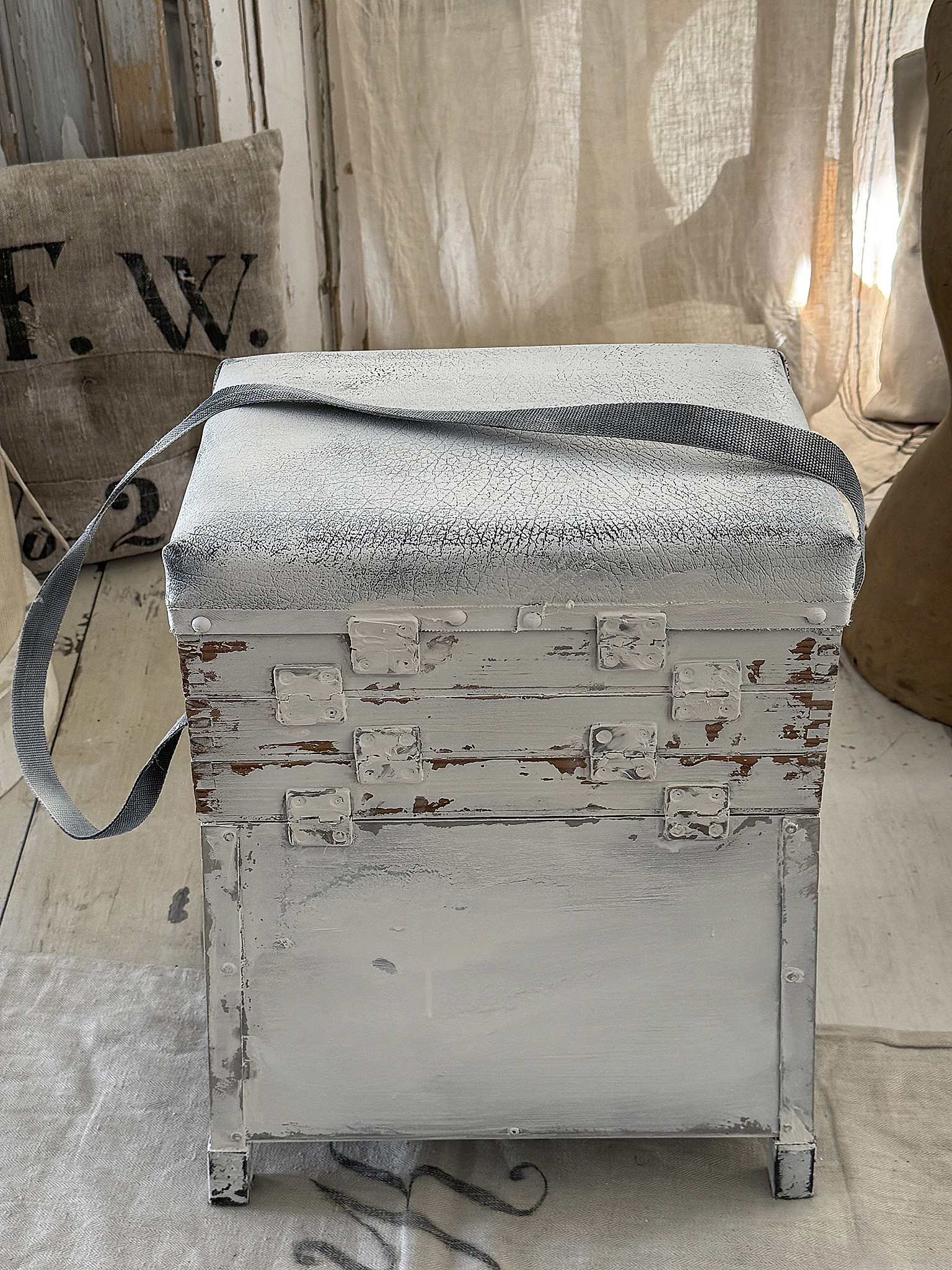 Sitzhocker Angelhocker/ Vintage***