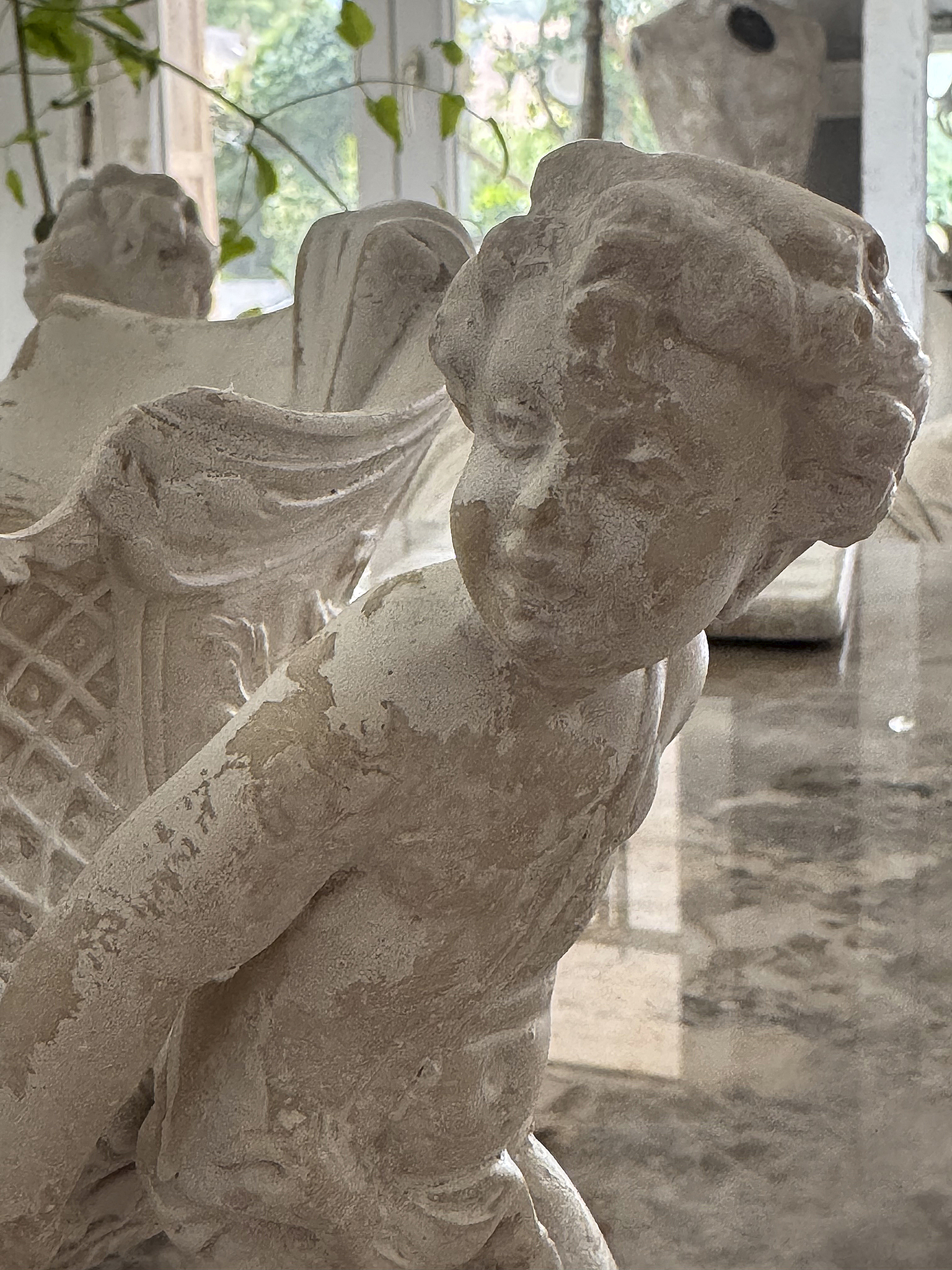 Wunderschöne Shabby-Chic-Jardinière mit Putten – romantisches Rokoko-Flair***
