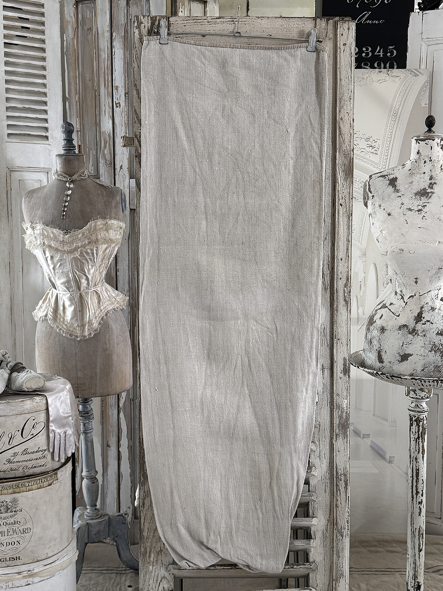 Historischer Leinensack von 1883 mit Originaldruck***