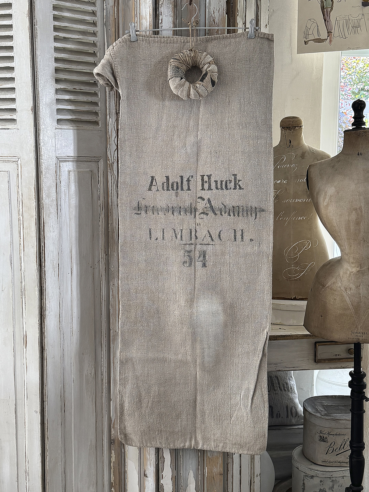 Alter Leinensack/ Mehlsack 54***
