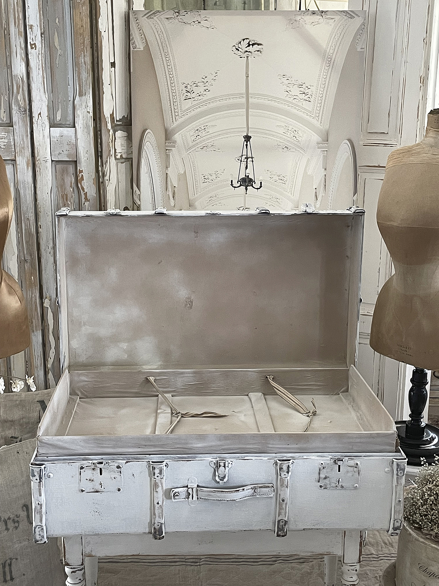 Nostalgischer großer Shabby-Überseekoffer Plomdeur*** Nostalgischer großer Shabby-Überseekoffer Plomdeur***