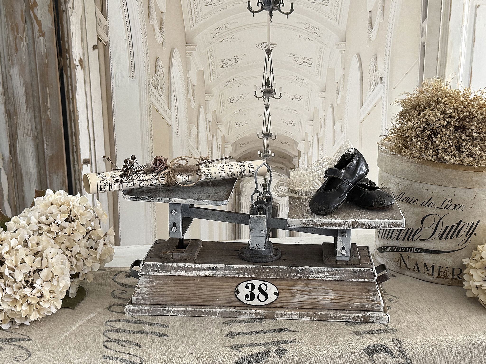 Alte Balkenwaage Nr. 38 – seltenes Vintage-Exemplar***