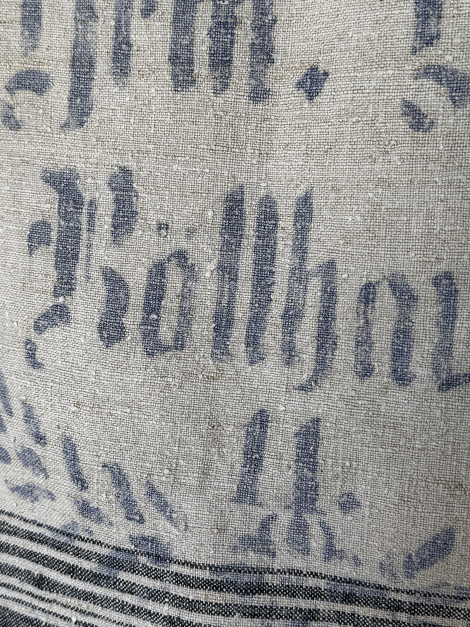 Alter Leinensack mit Originaldruck 11***