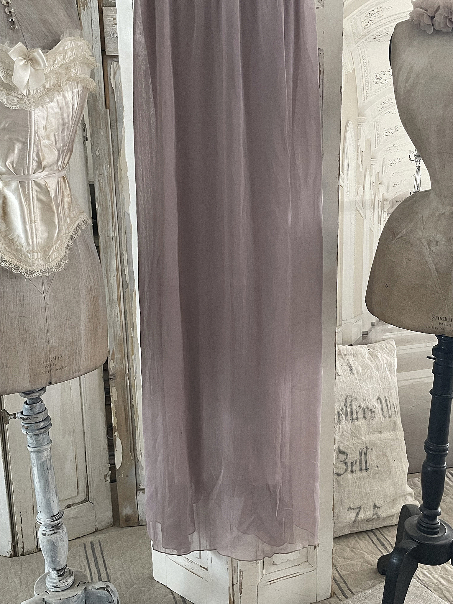 Altes Vintagekleid Rosenholz***