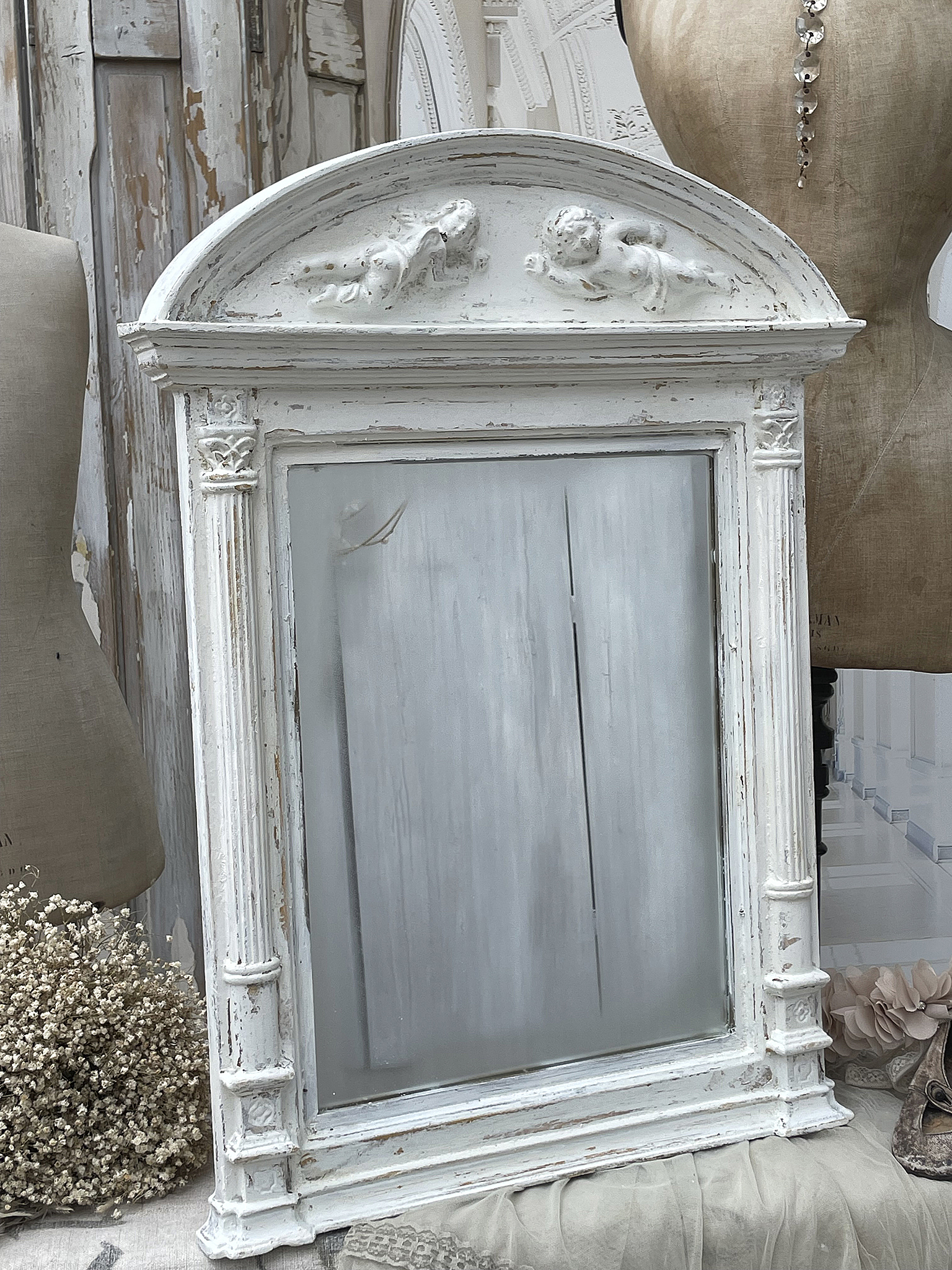 Shabby-Spiegel Putto Vintage*** Shabby-Spiegel Putto Vintage***