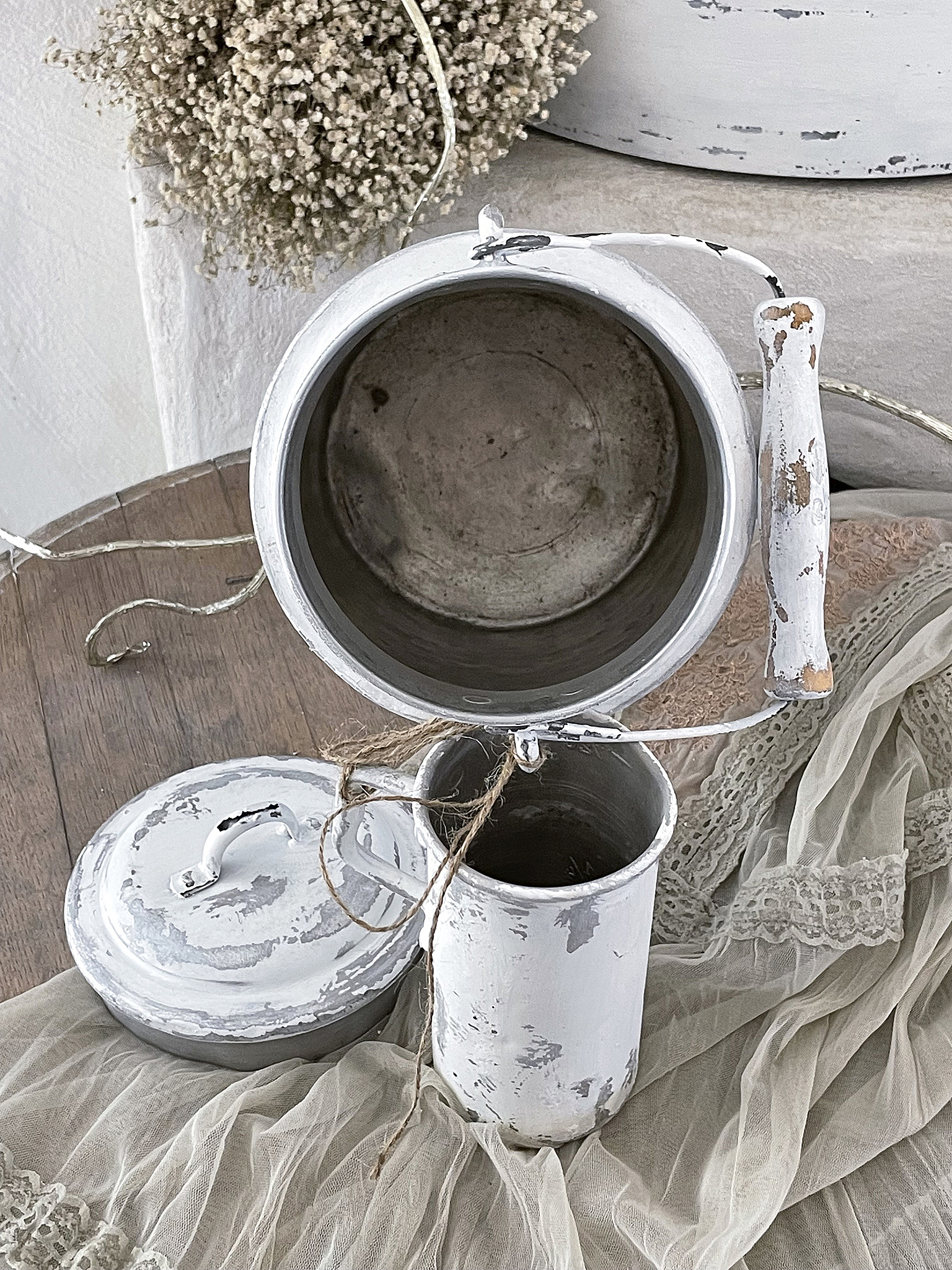 Duo Milchkanne mit Messbecher*** Duo Milchkanne mit Messbecher***