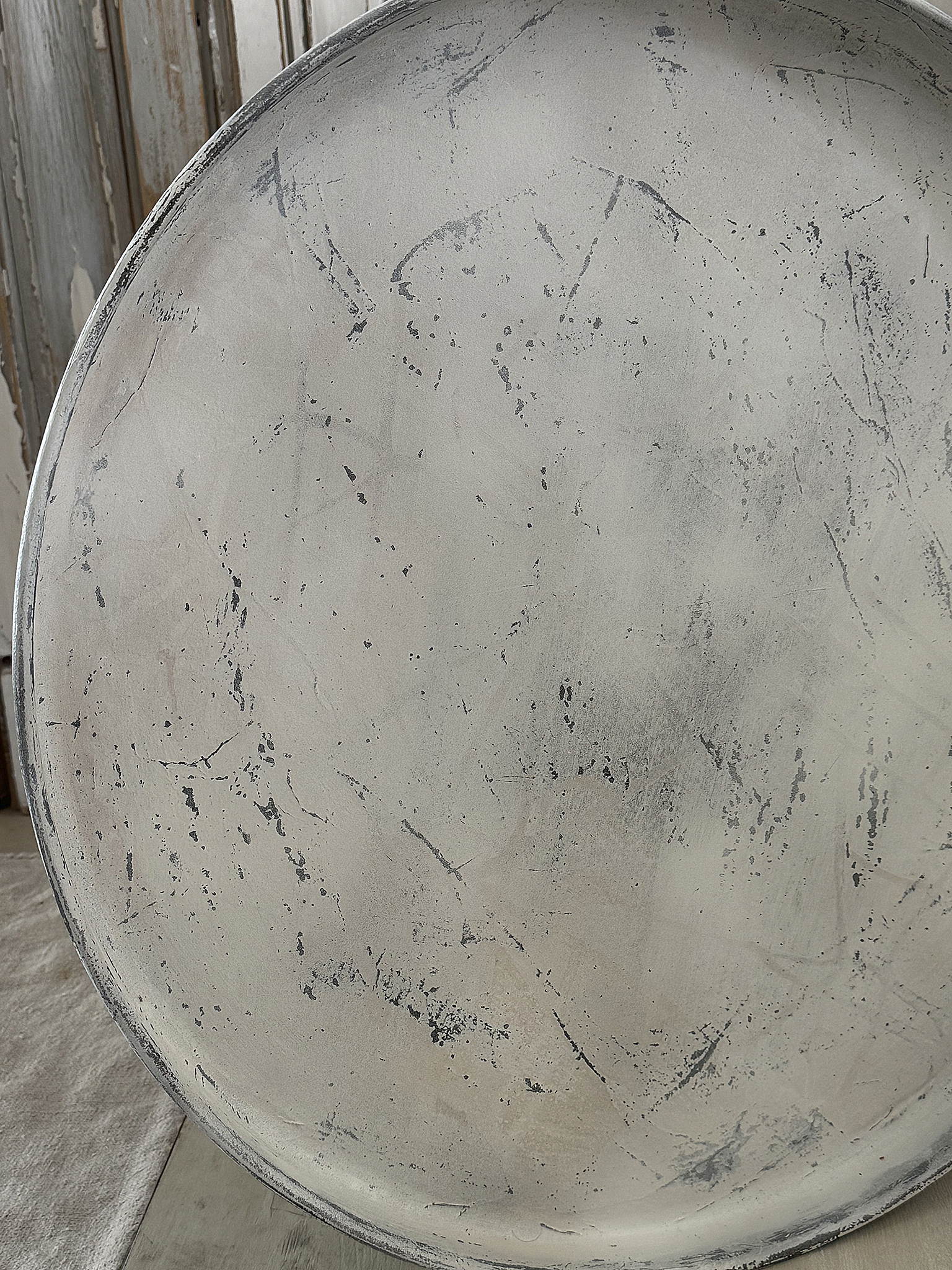 Alter Tablett Klapptisch/Stillleben***