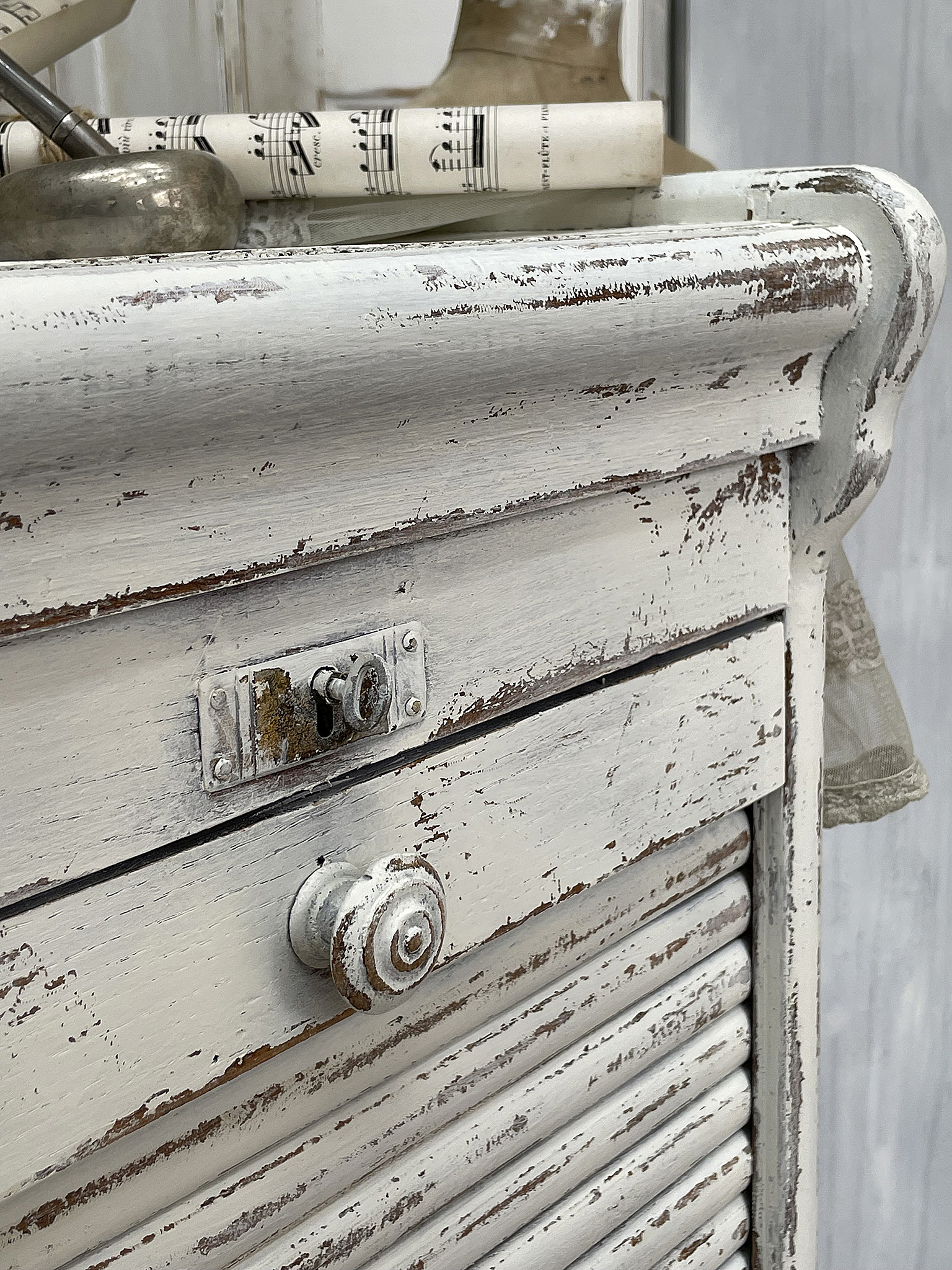 Antiker Shabby Rollschrank Jugendstil*** Antiker Shabby Rollschrank Jugendstil***