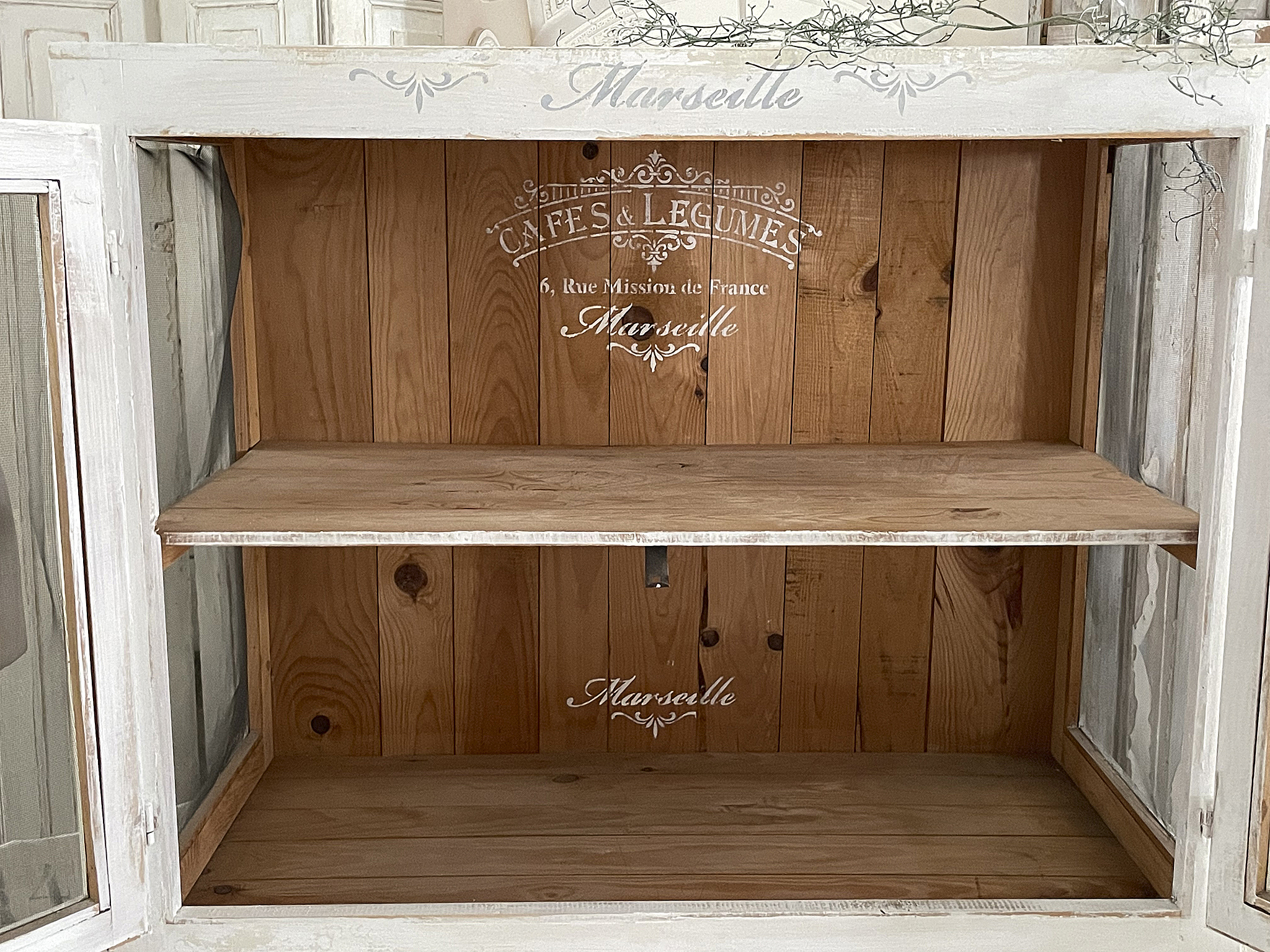 Großer alter Fliegenschrank „Shabby Chic“*** Großer alter Fliegenschrank „Shabby Chic“***