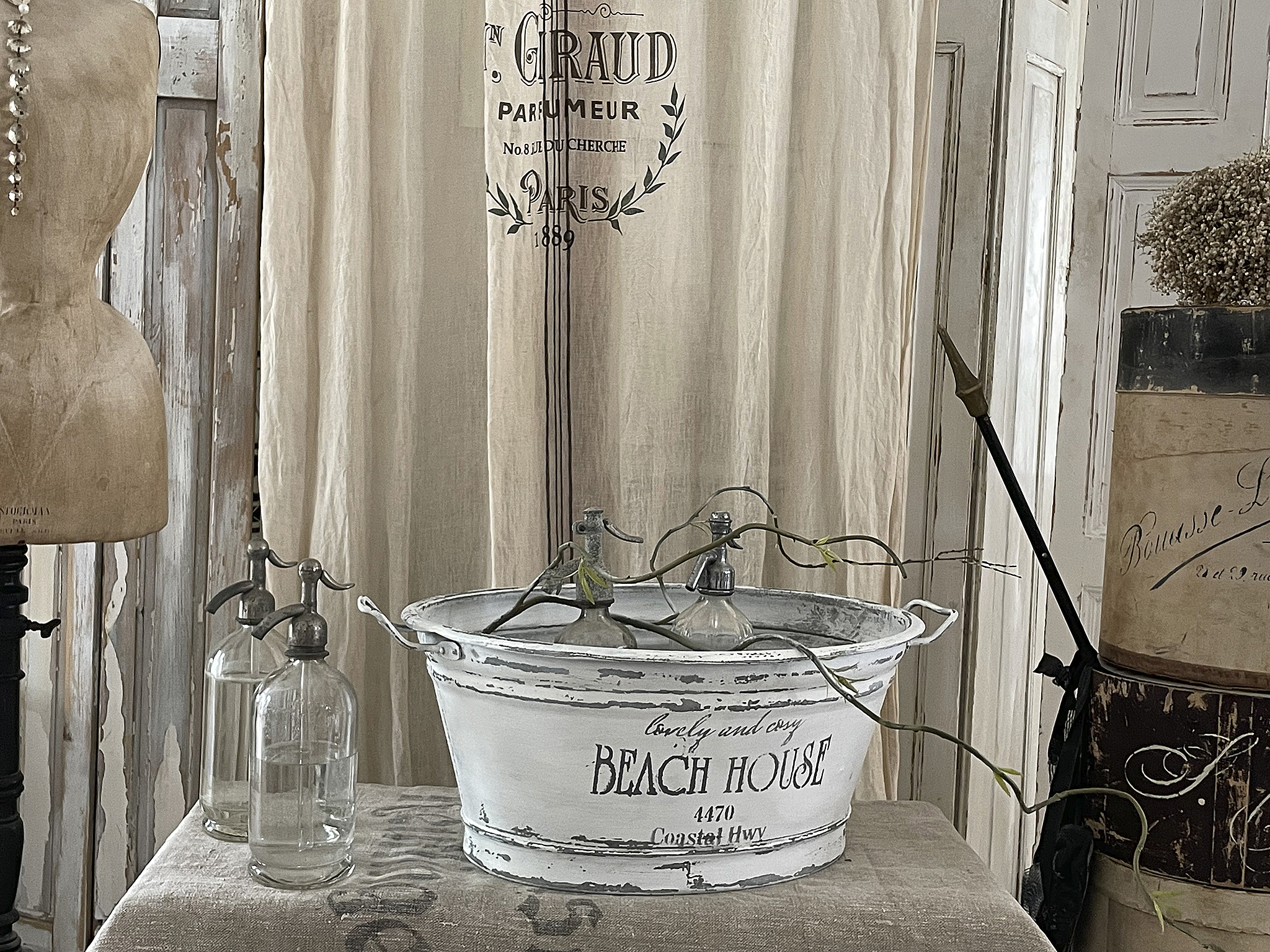 Alte Shabby-Zinkwanne Beach House*** Alte Shabby-Zinkwanne Beach House***