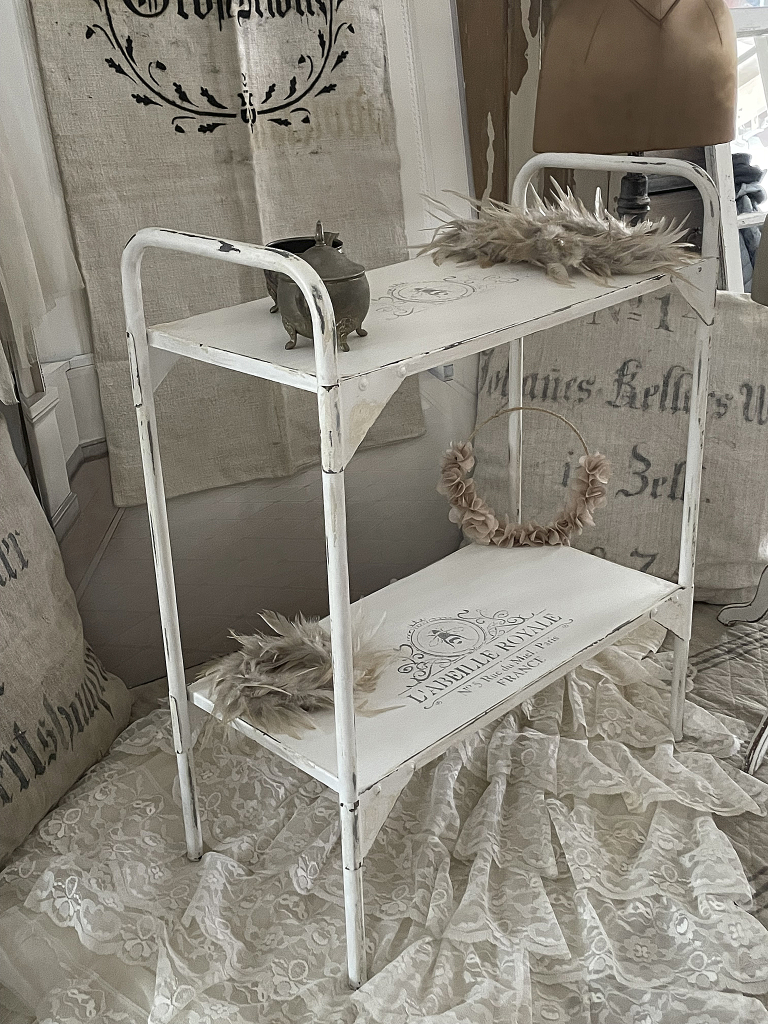 Zarter Beistelltisch Shabby-chic***