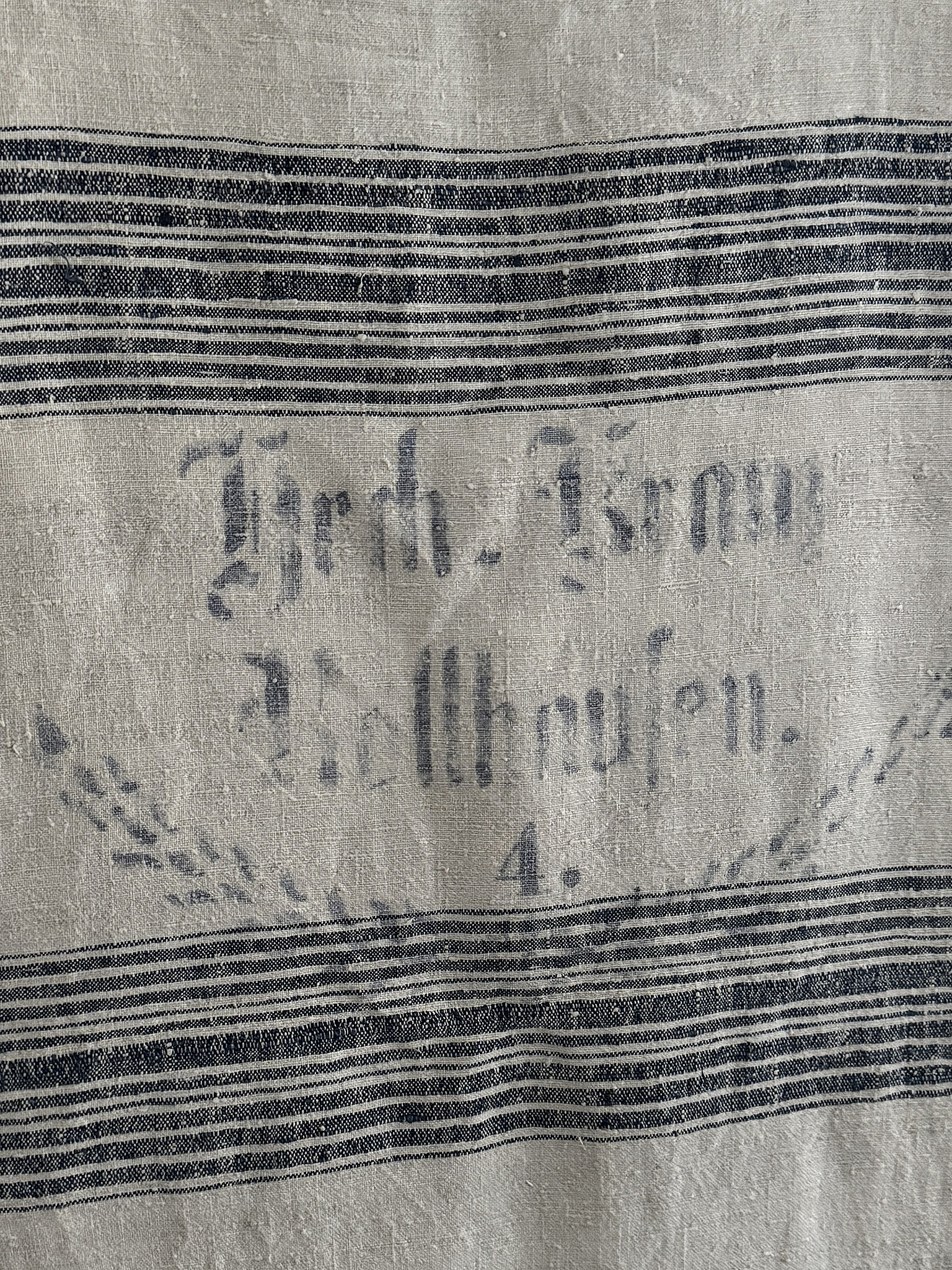 Alter Leinensack mit Originaldruck***